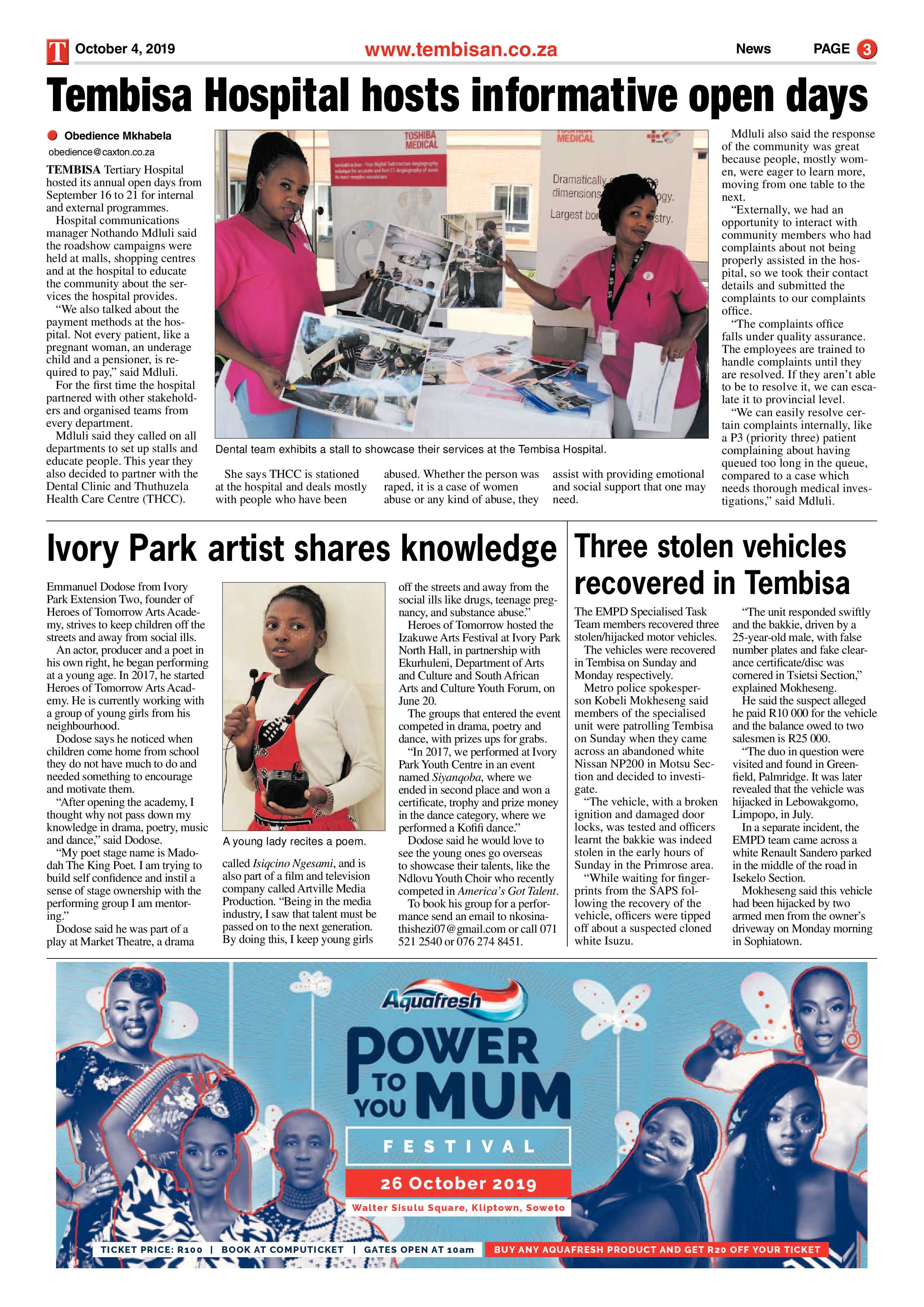 The Tembisan 07 October 2019 page 3