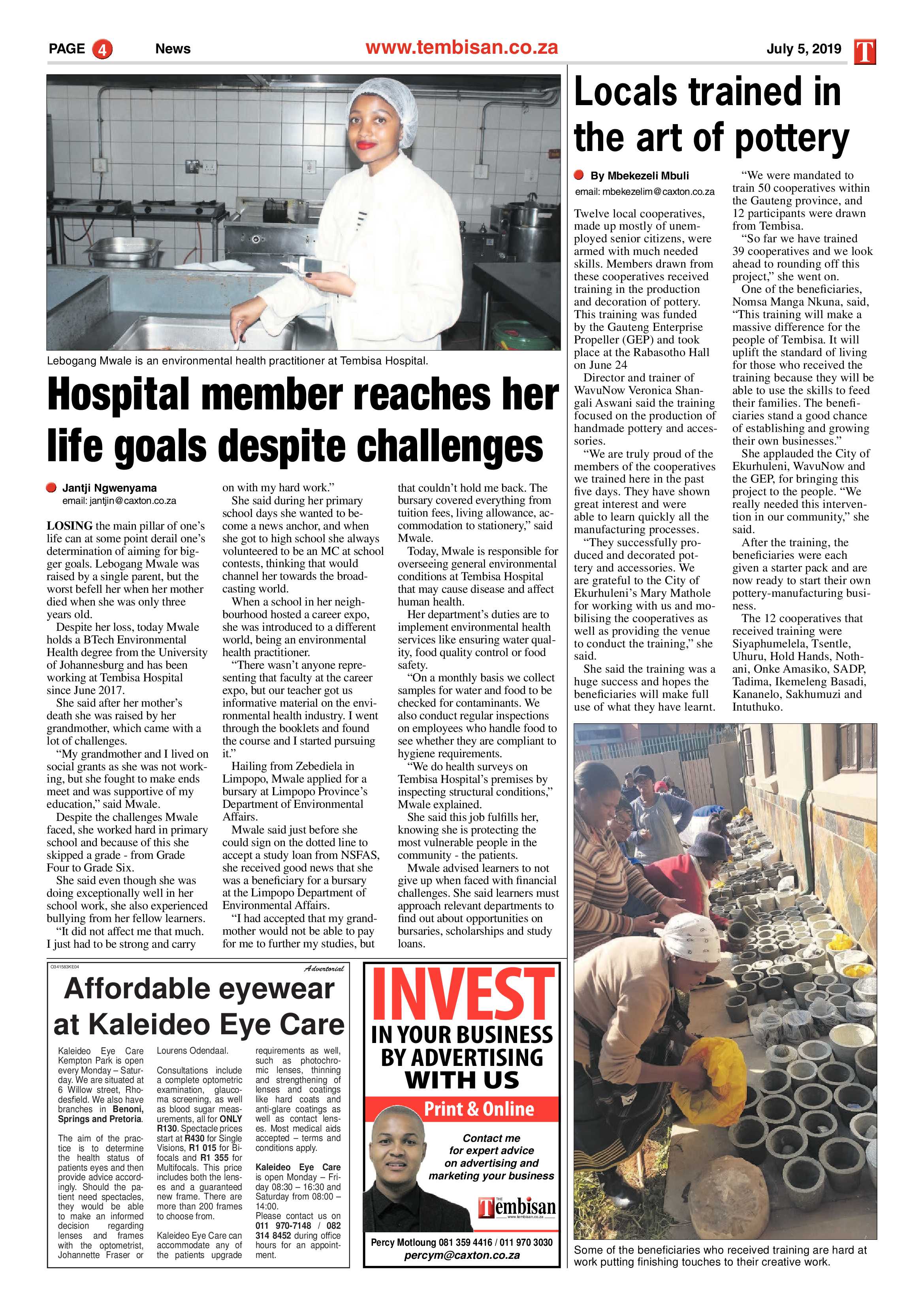 The Tembisan 08 July 2019 page 4