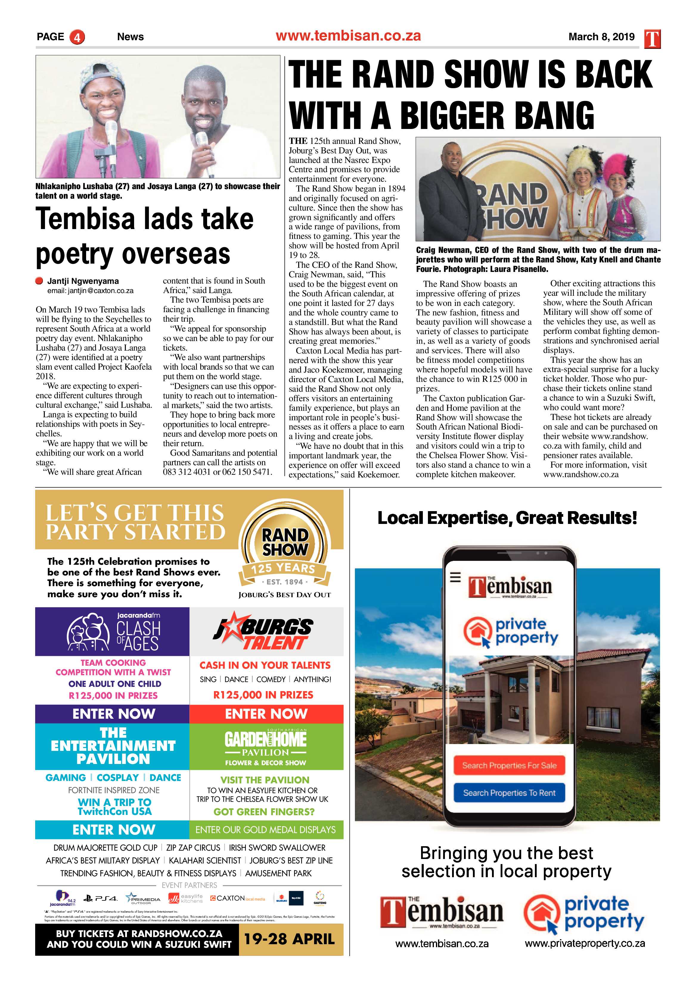The Tembisan 11 March 2019 page 4