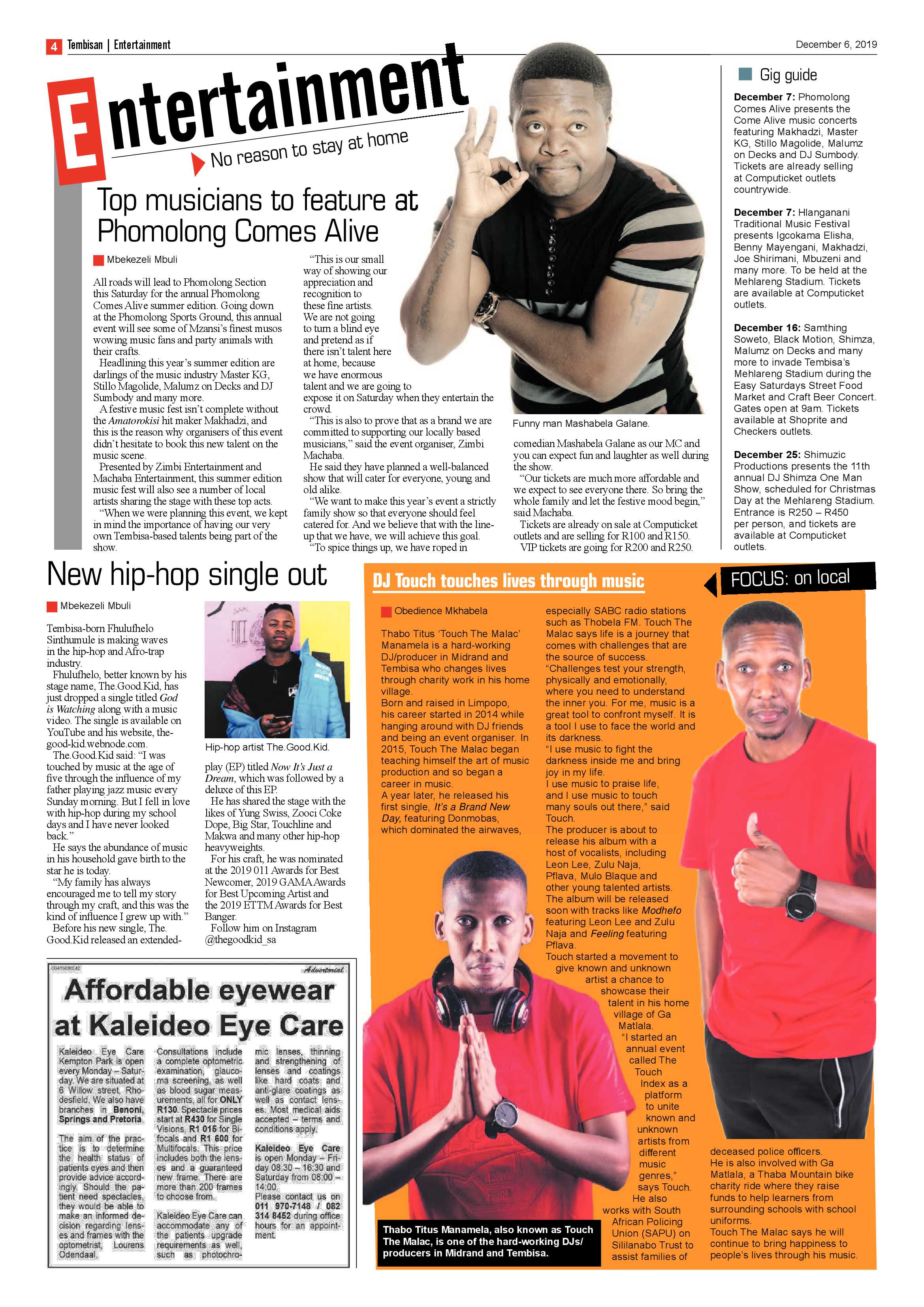 The Tembisan 09 December 2019 page 4