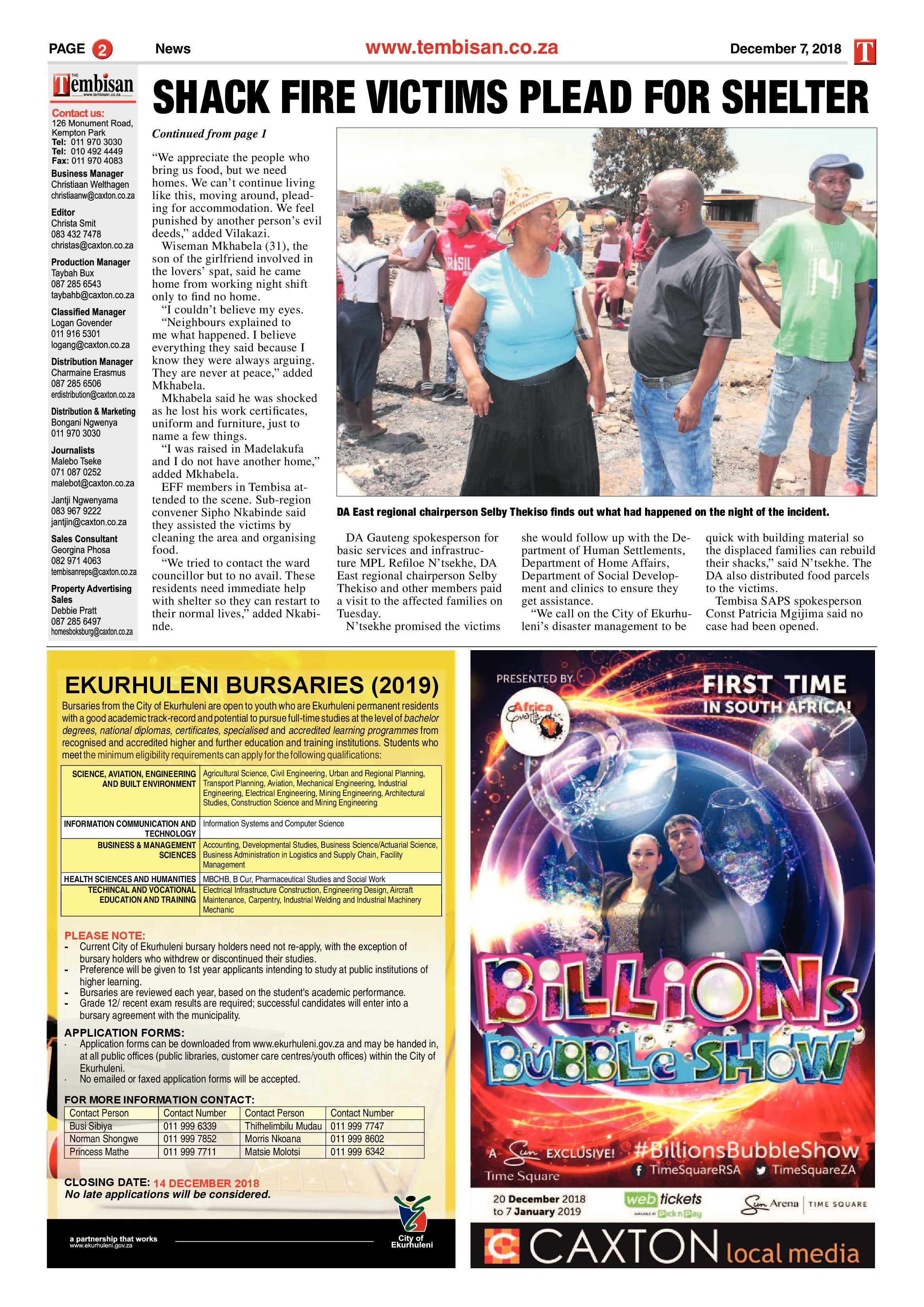 The Tembisan 10 December 2018 page 2