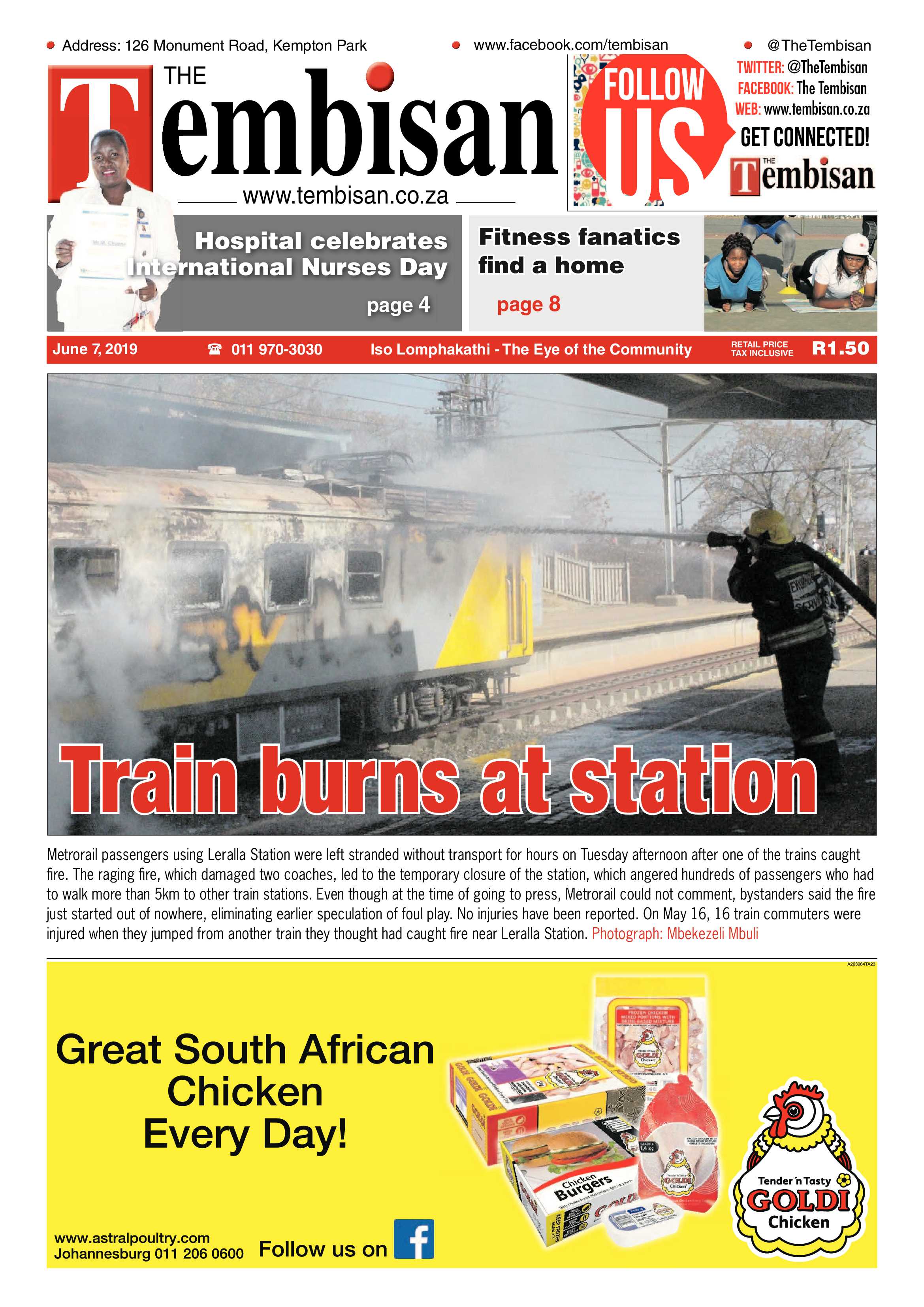 The Tembisan 10 June 2019 page 1