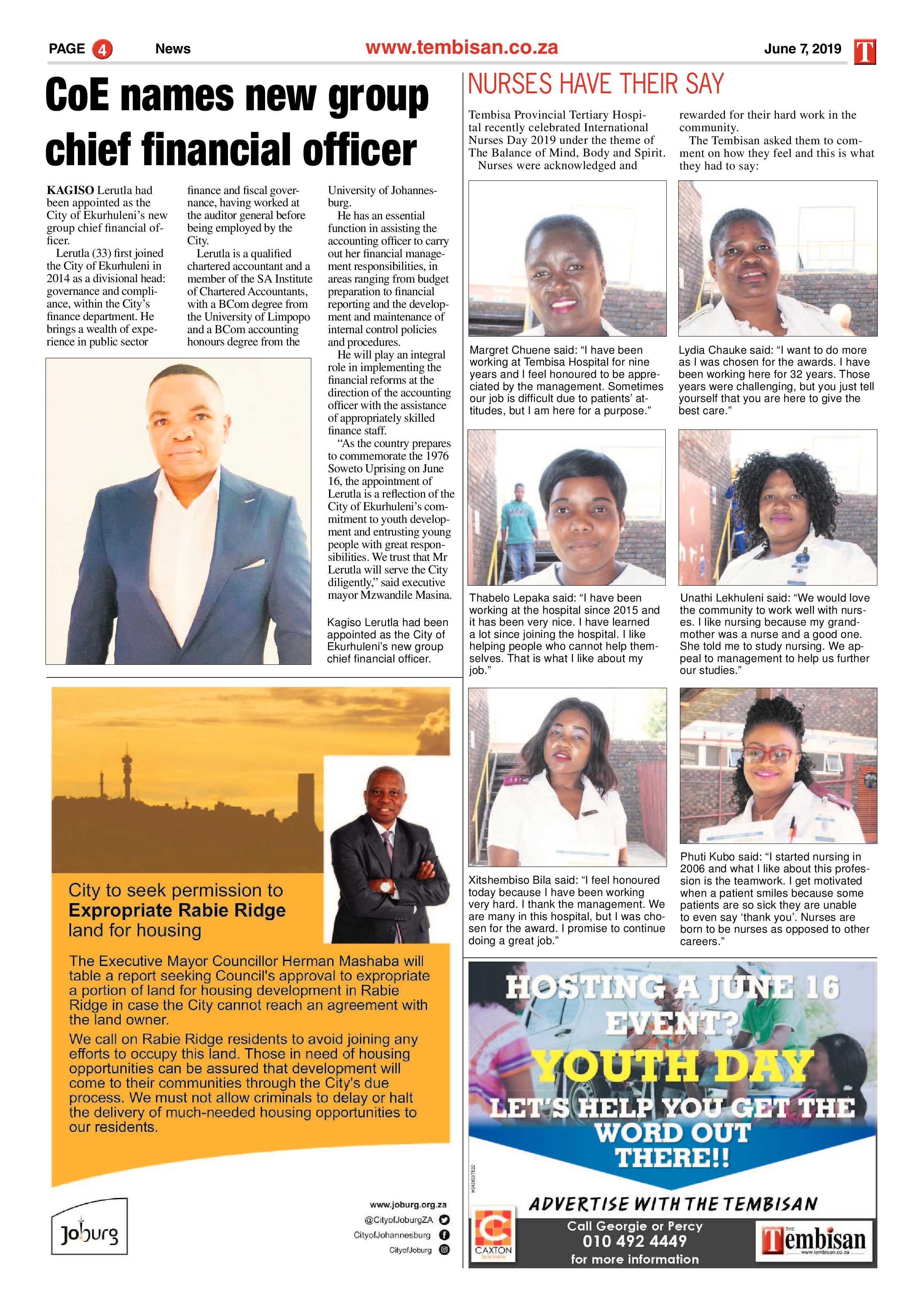 The Tembisan 10 June 2019 page 4