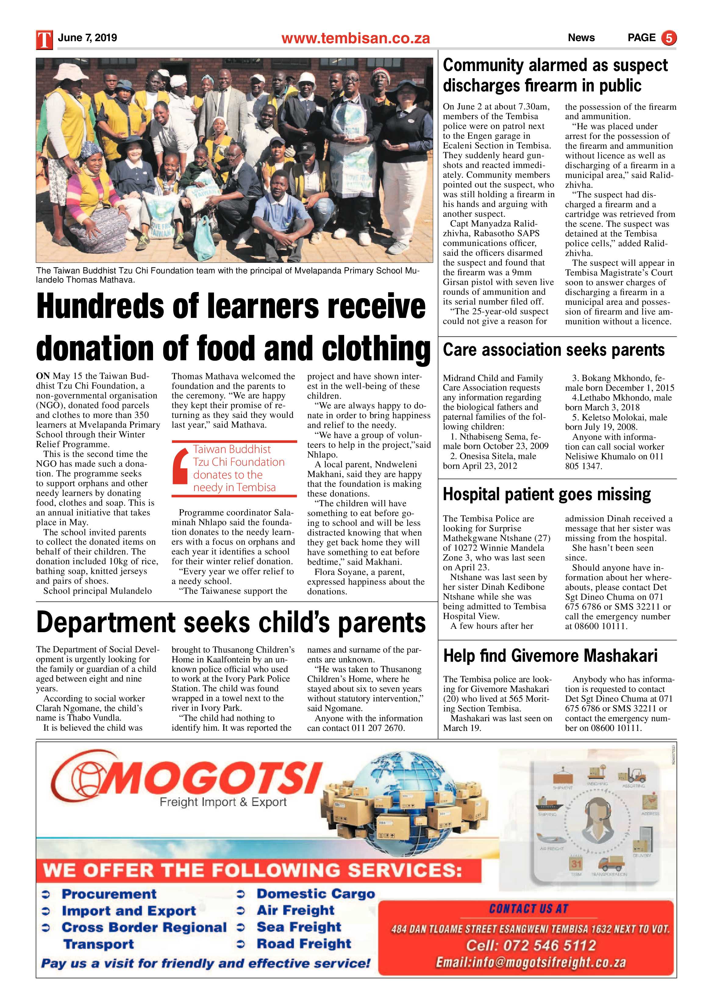The Tembisan 10 June 2019 page 5
