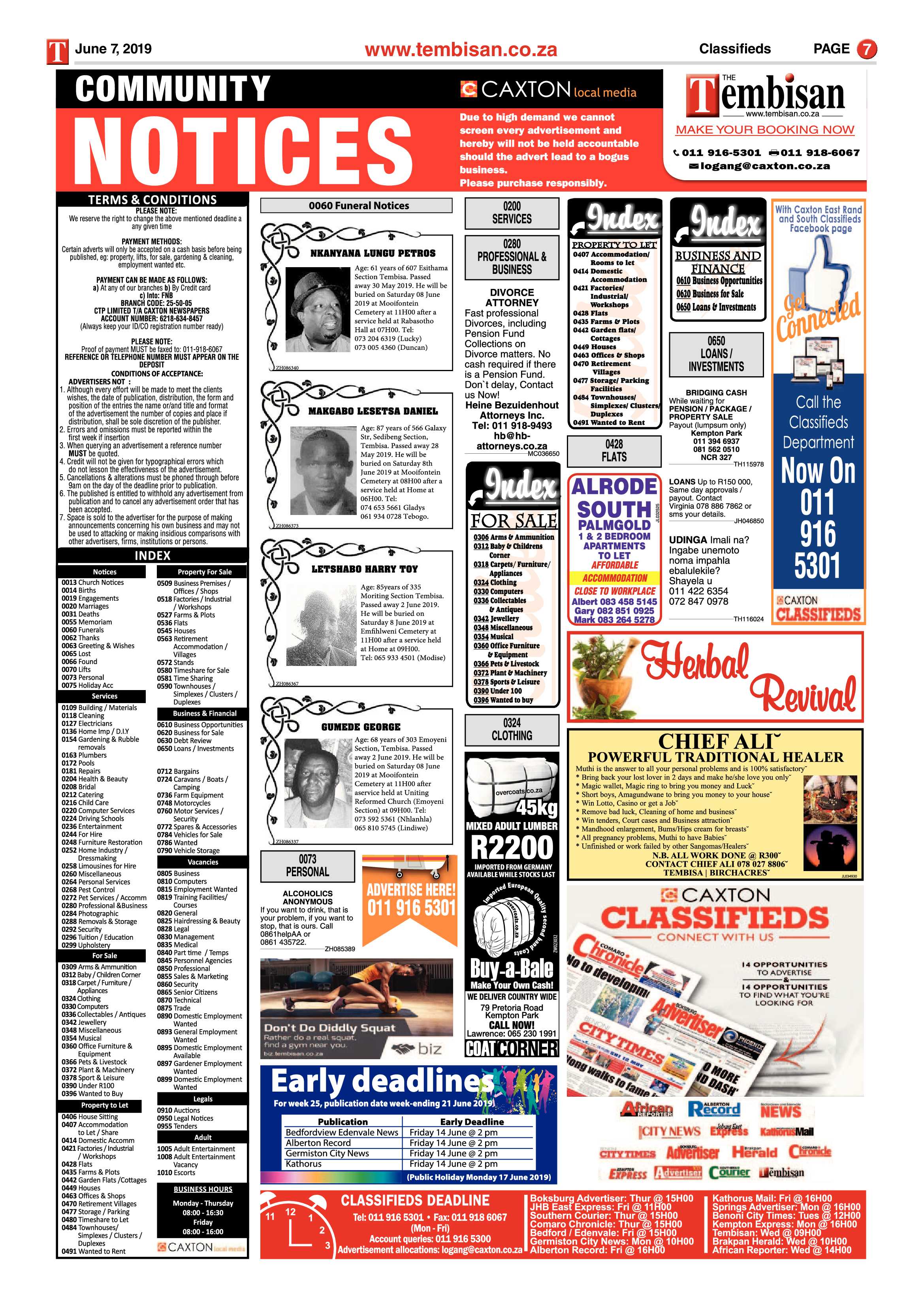 The Tembisan 10 June 2019 page 7