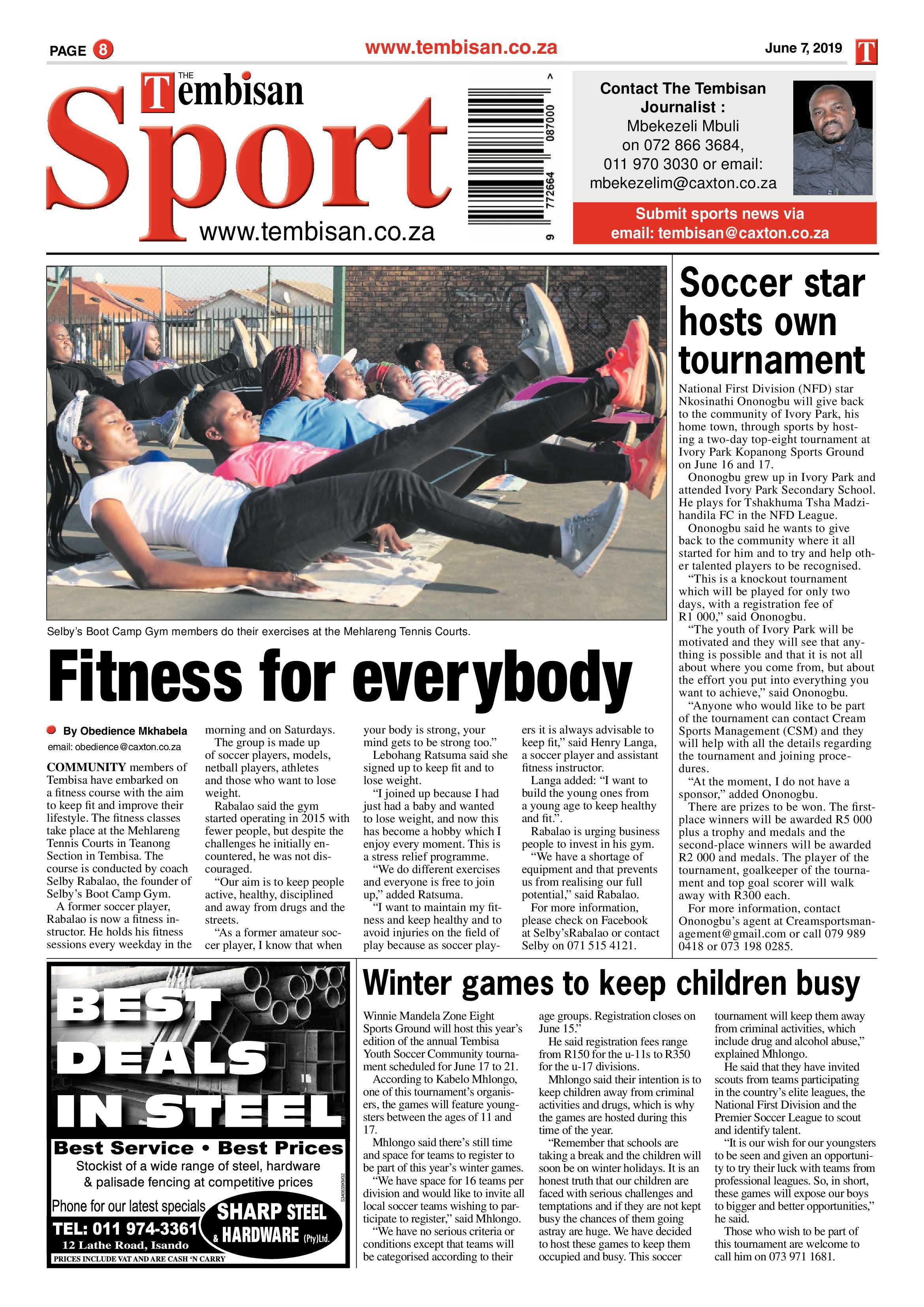 The Tembisan 10 June 2019 page 8
