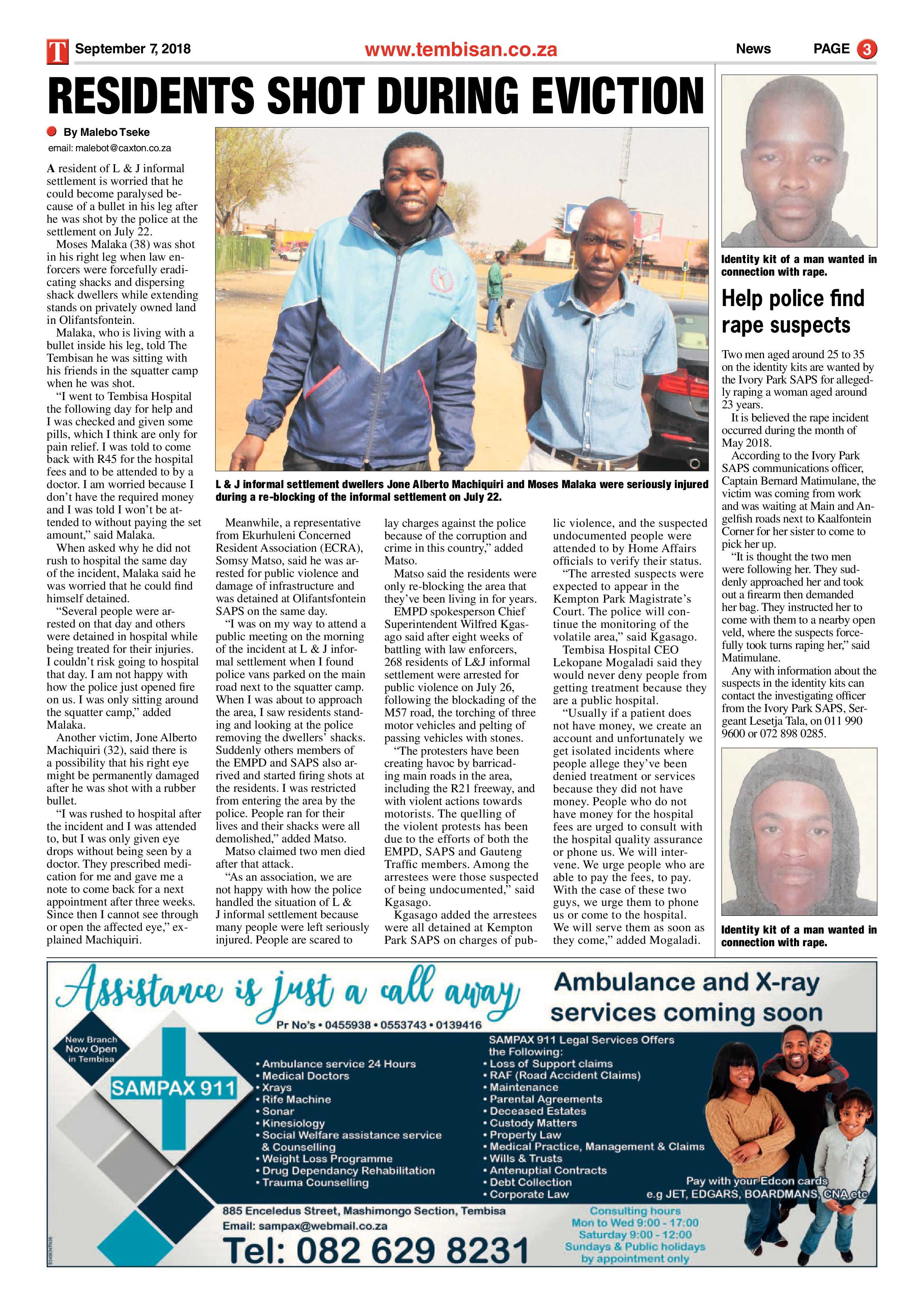 The Tembisan 10 September 2018 page 3