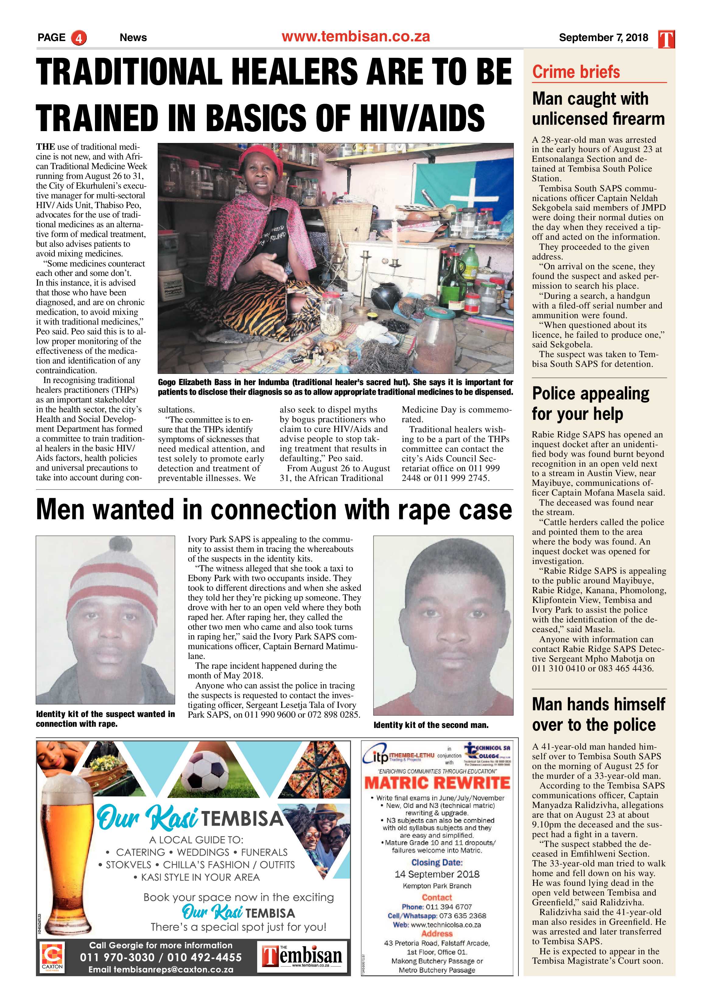The Tembisan 10 September 2018 page 4