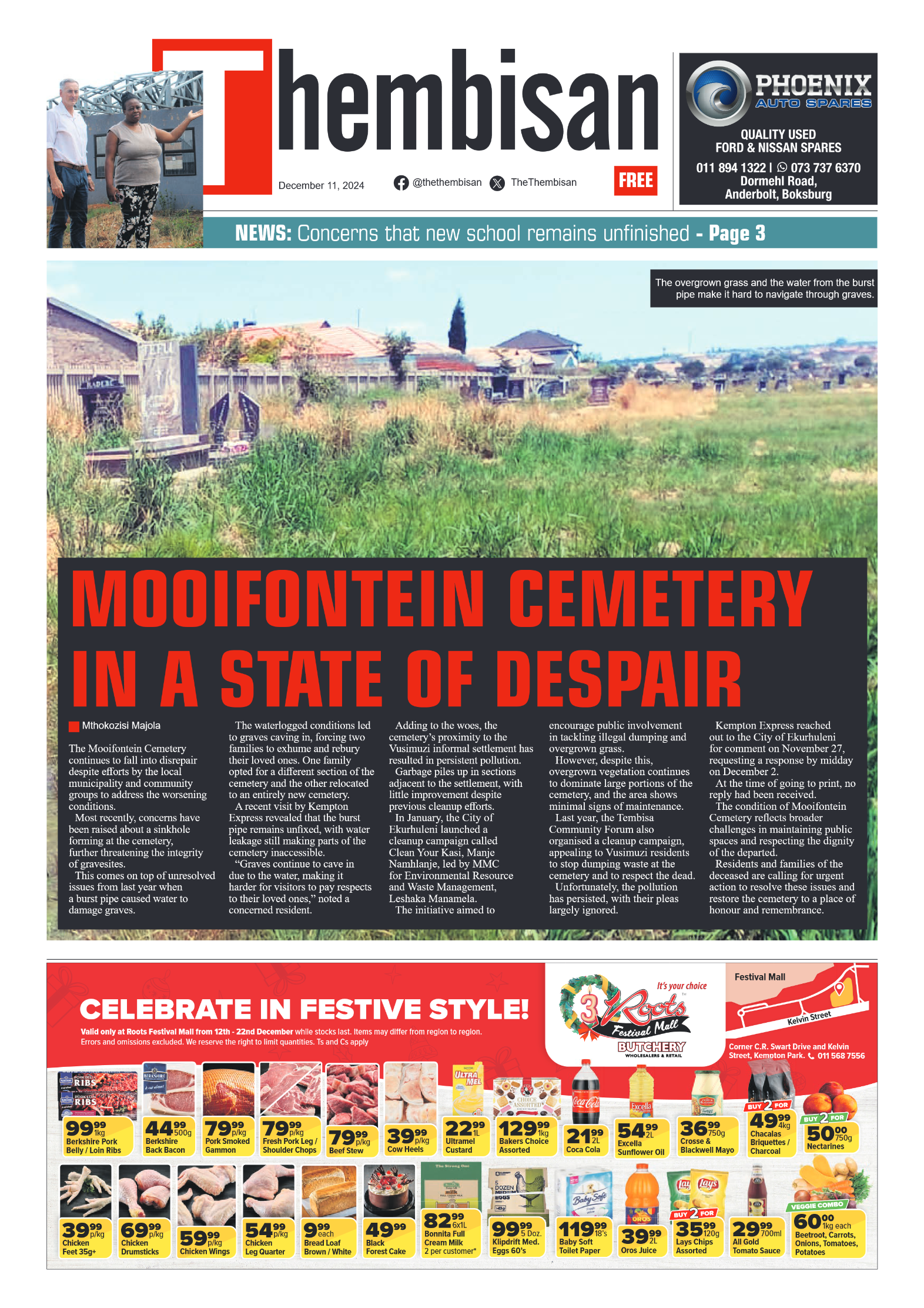 The Tembisan 11 December 2024 page 1
