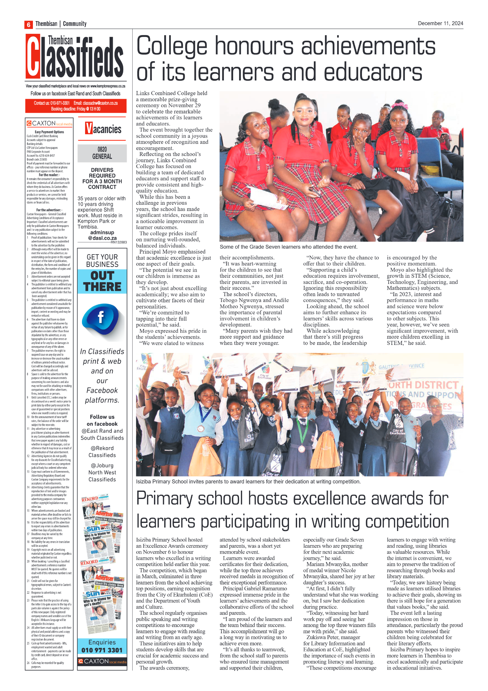 The Tembisan 11 December 2024 page 6