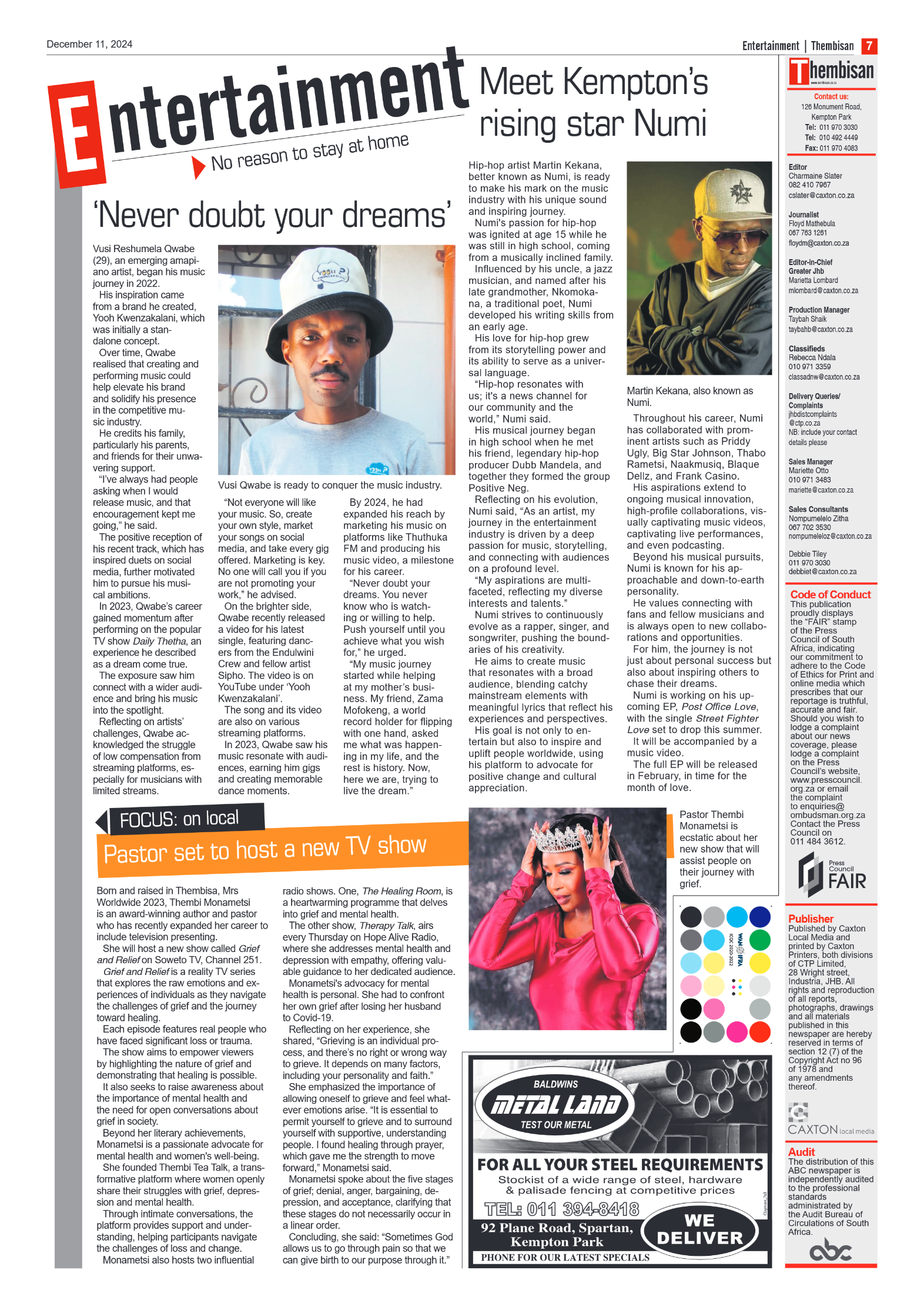 The Tembisan 11 December 2024 page 7