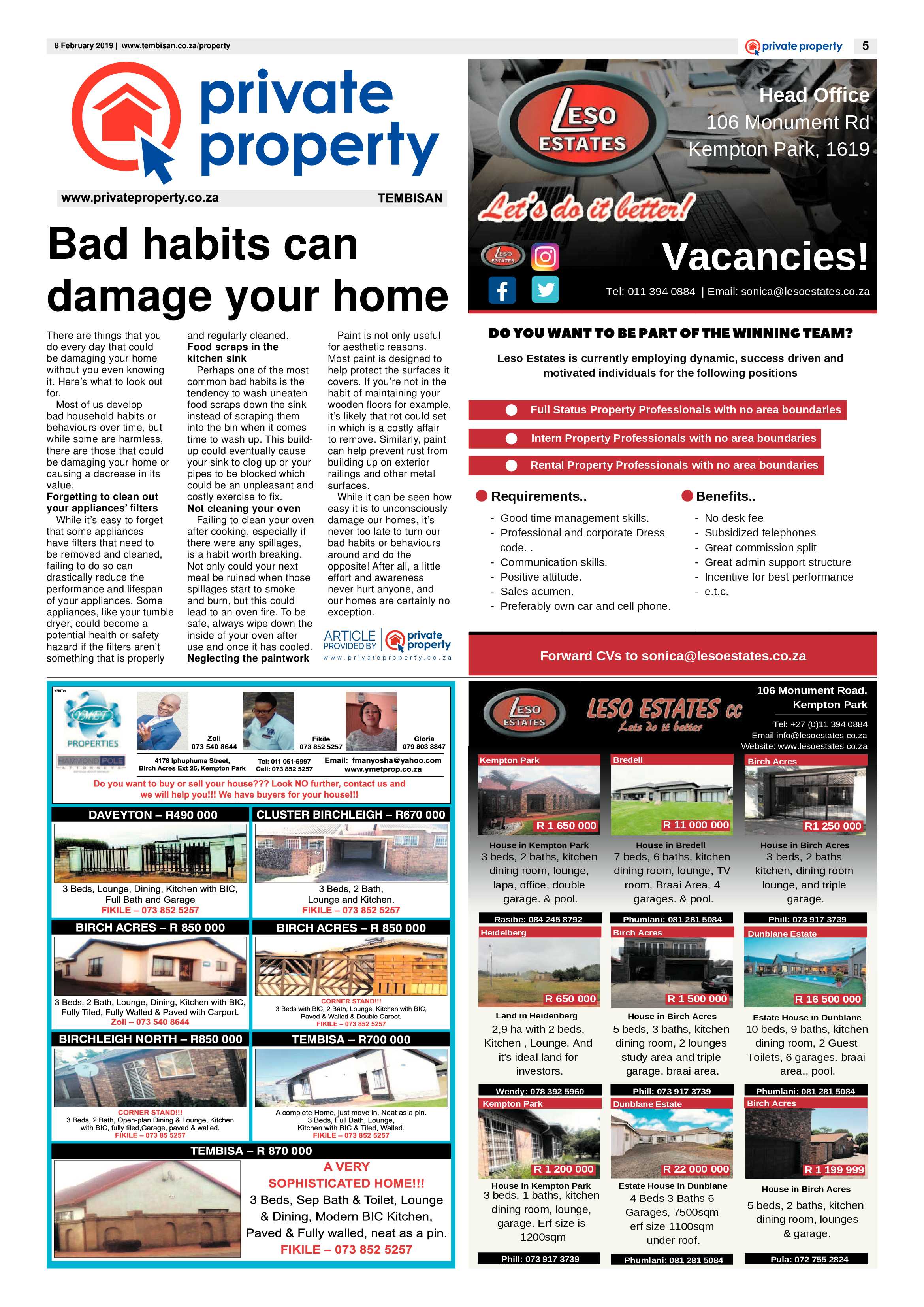 The Tembisan 11 February 2019 page 5