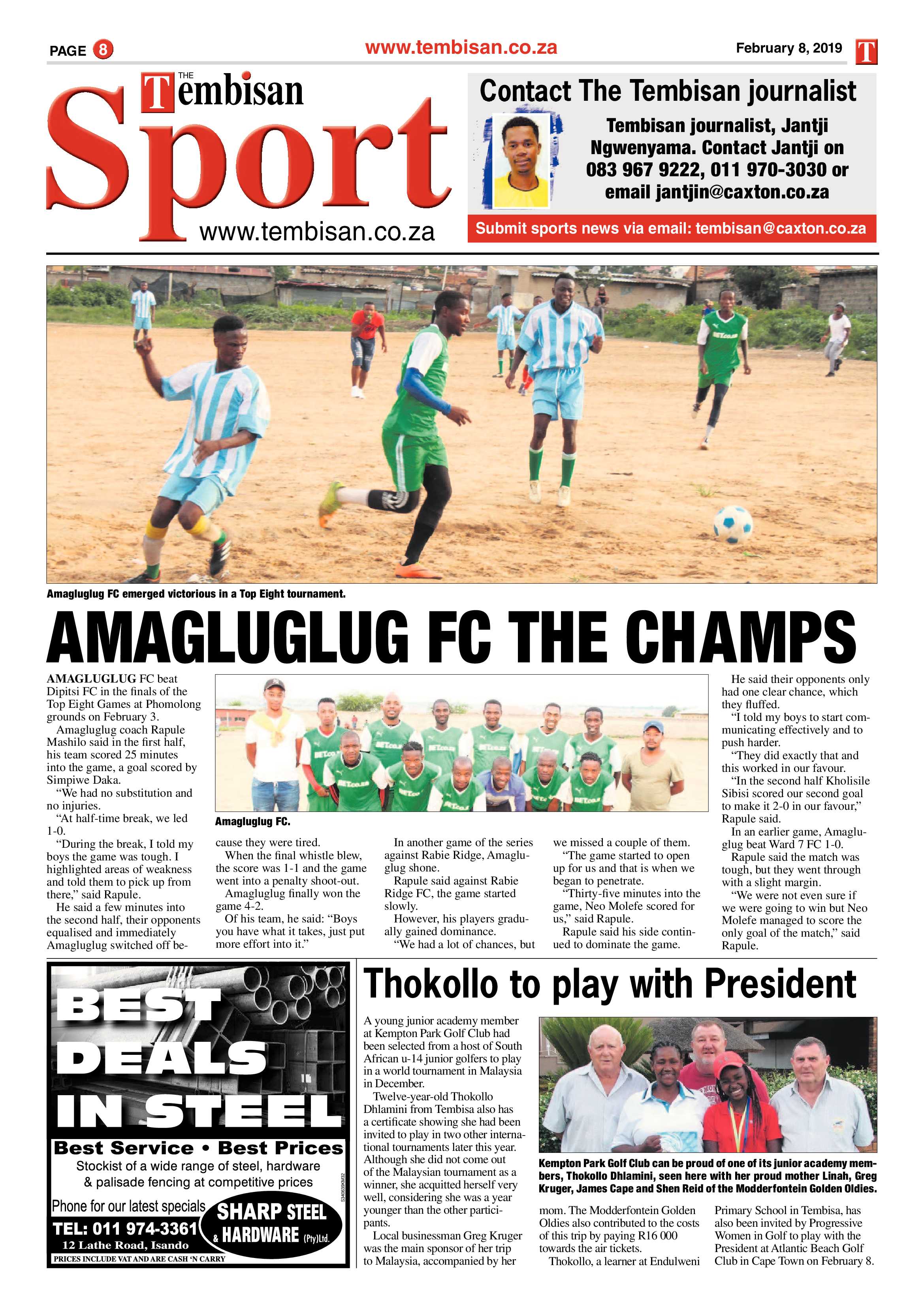 The Tembisan 11 February 2019 page 8