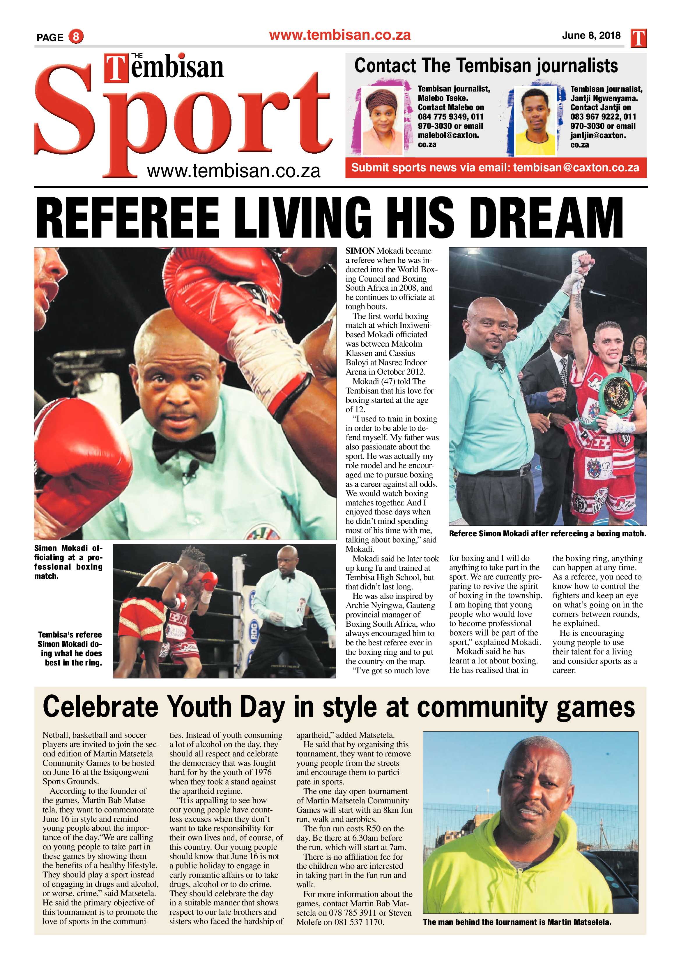 The Tembisan 11 June 2018 page 8