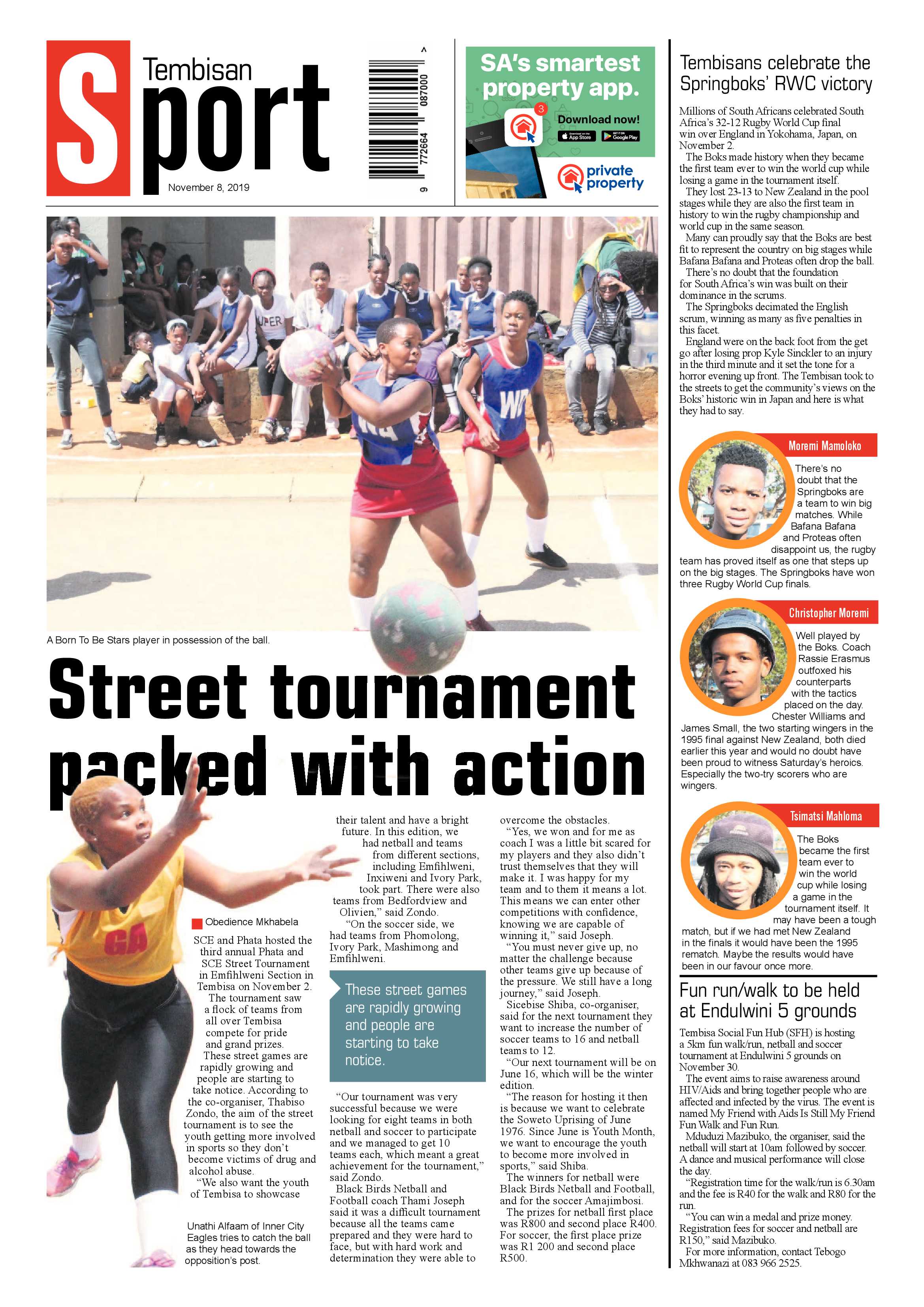 The Tembisan 11 November 2019 page 8