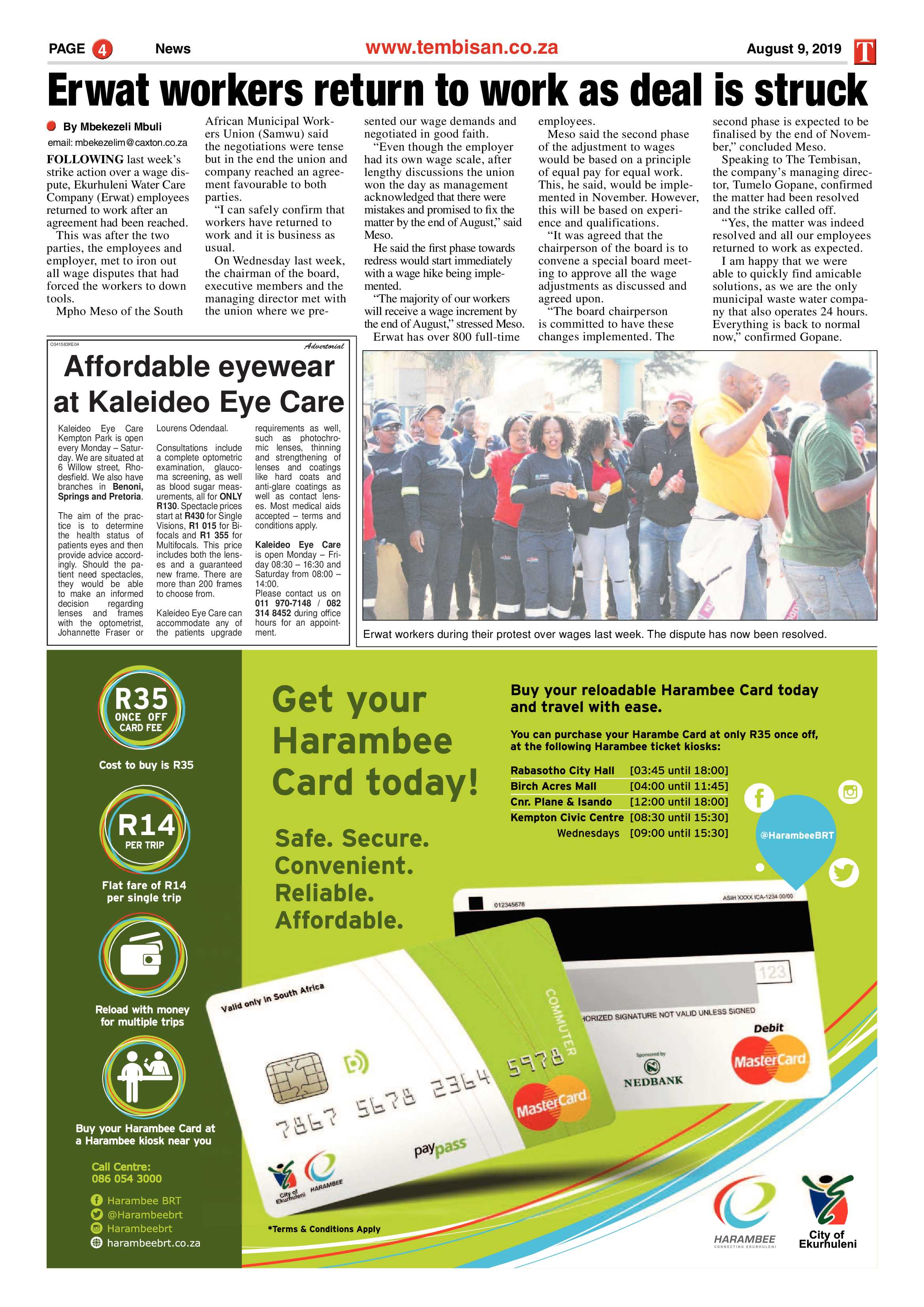 The Tembisan 12 August 2019 page 4