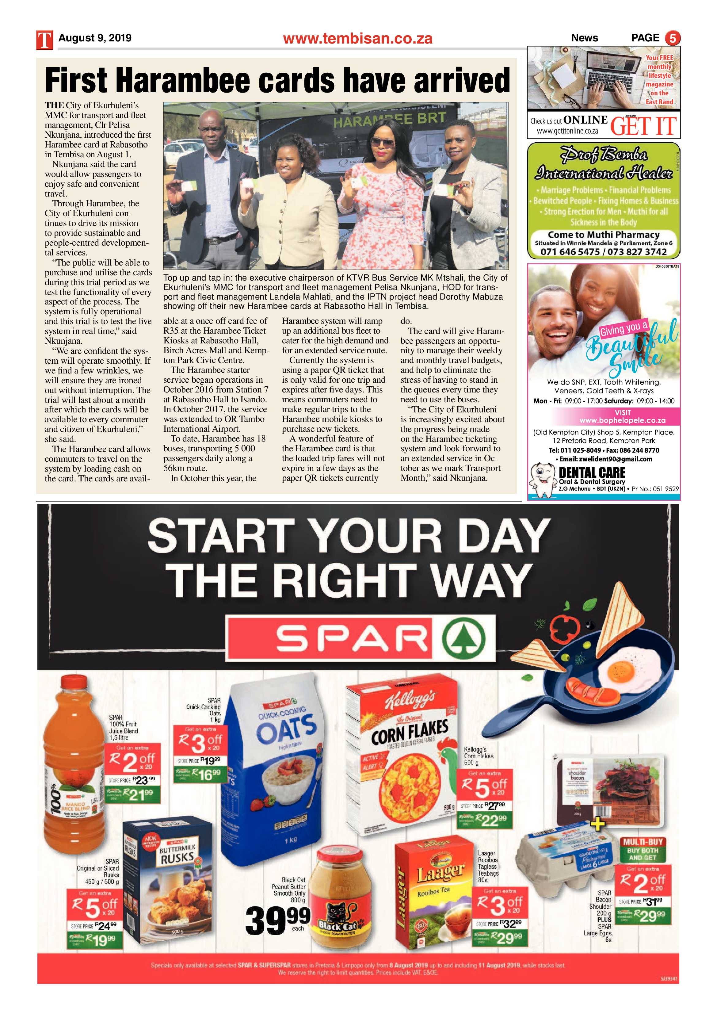 The Tembisan 12 August 2019 page 5