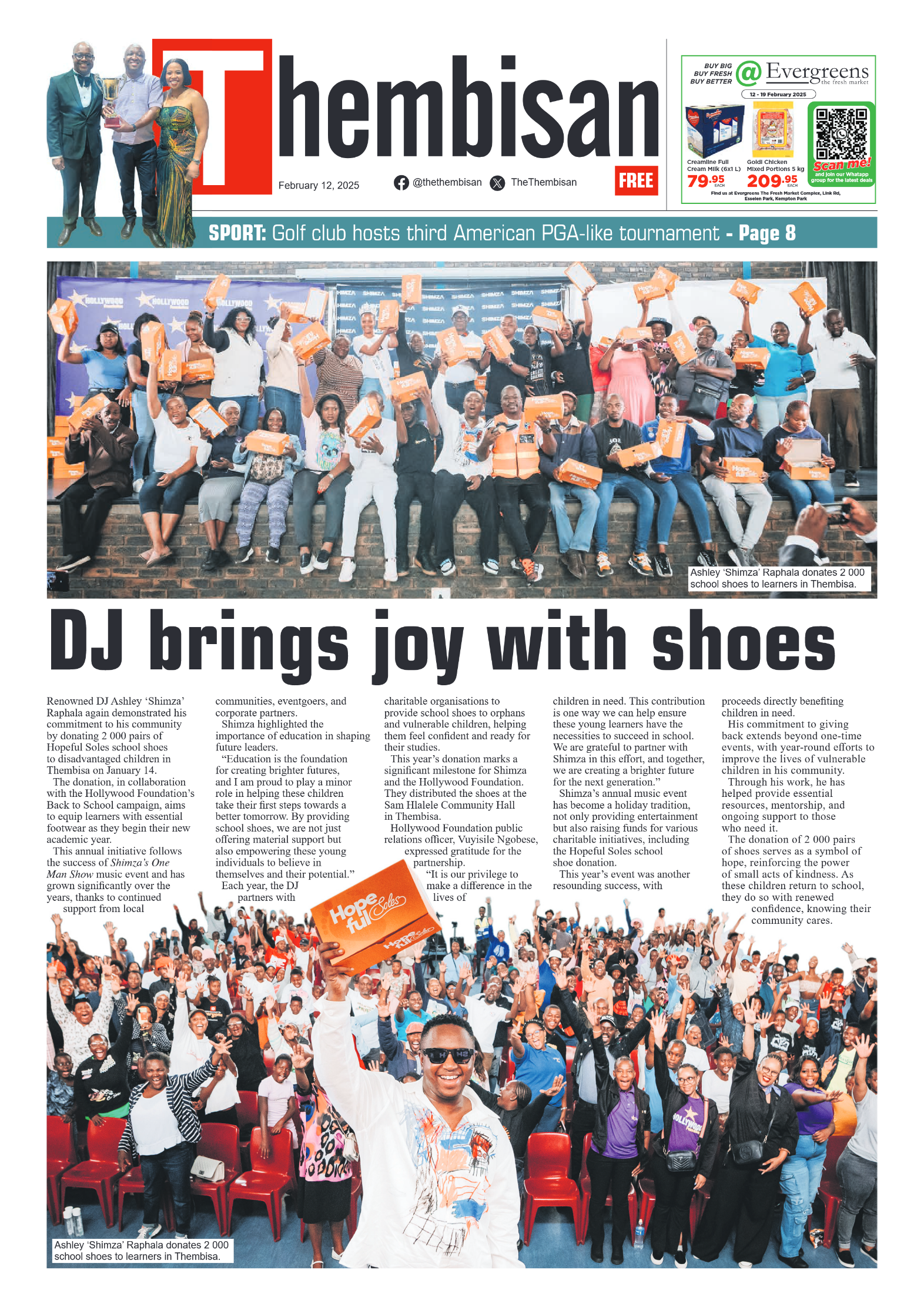 The Tembisan 12 February 2025 page 1