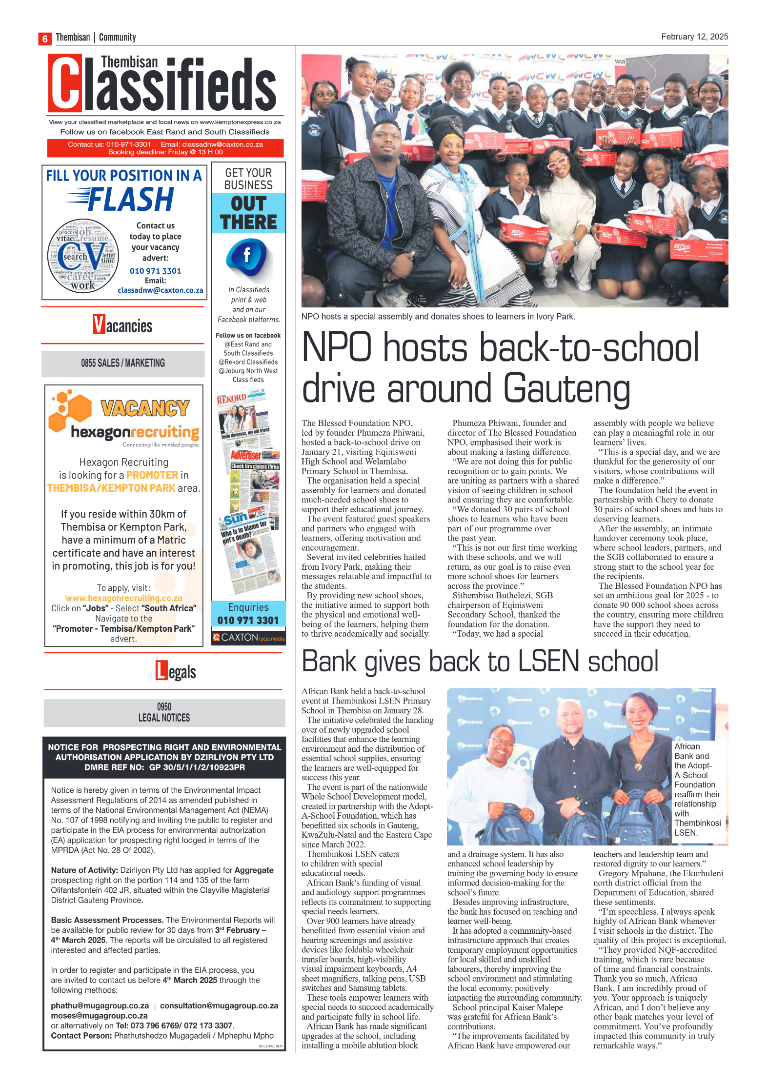 The Tembisan 12 February 2025 page 6