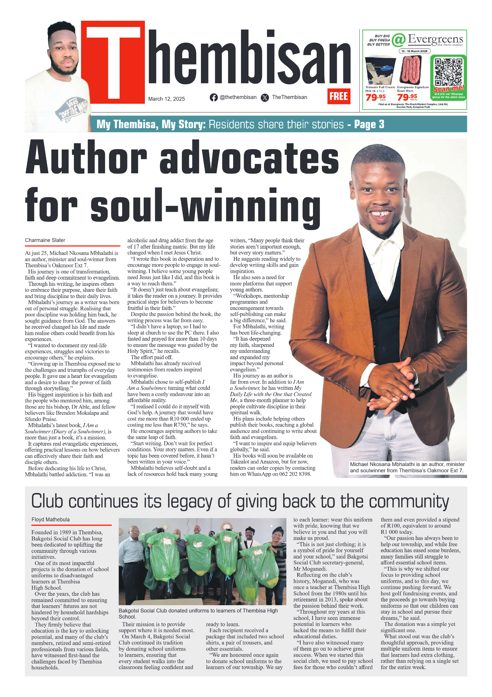 The Tembisan 12 March 2025 page 1