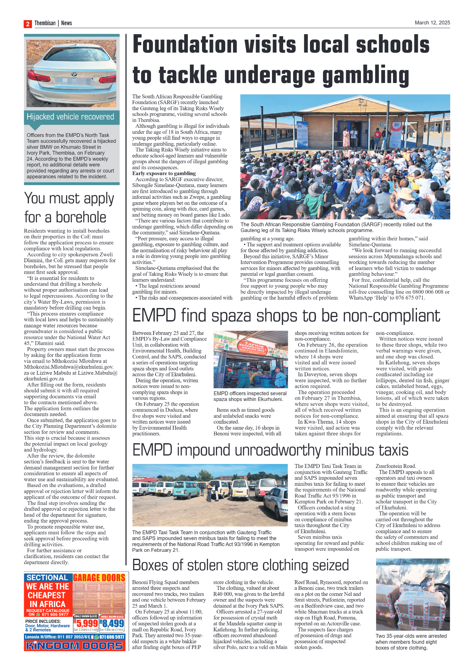The Tembisan 12 March 2025 page 2