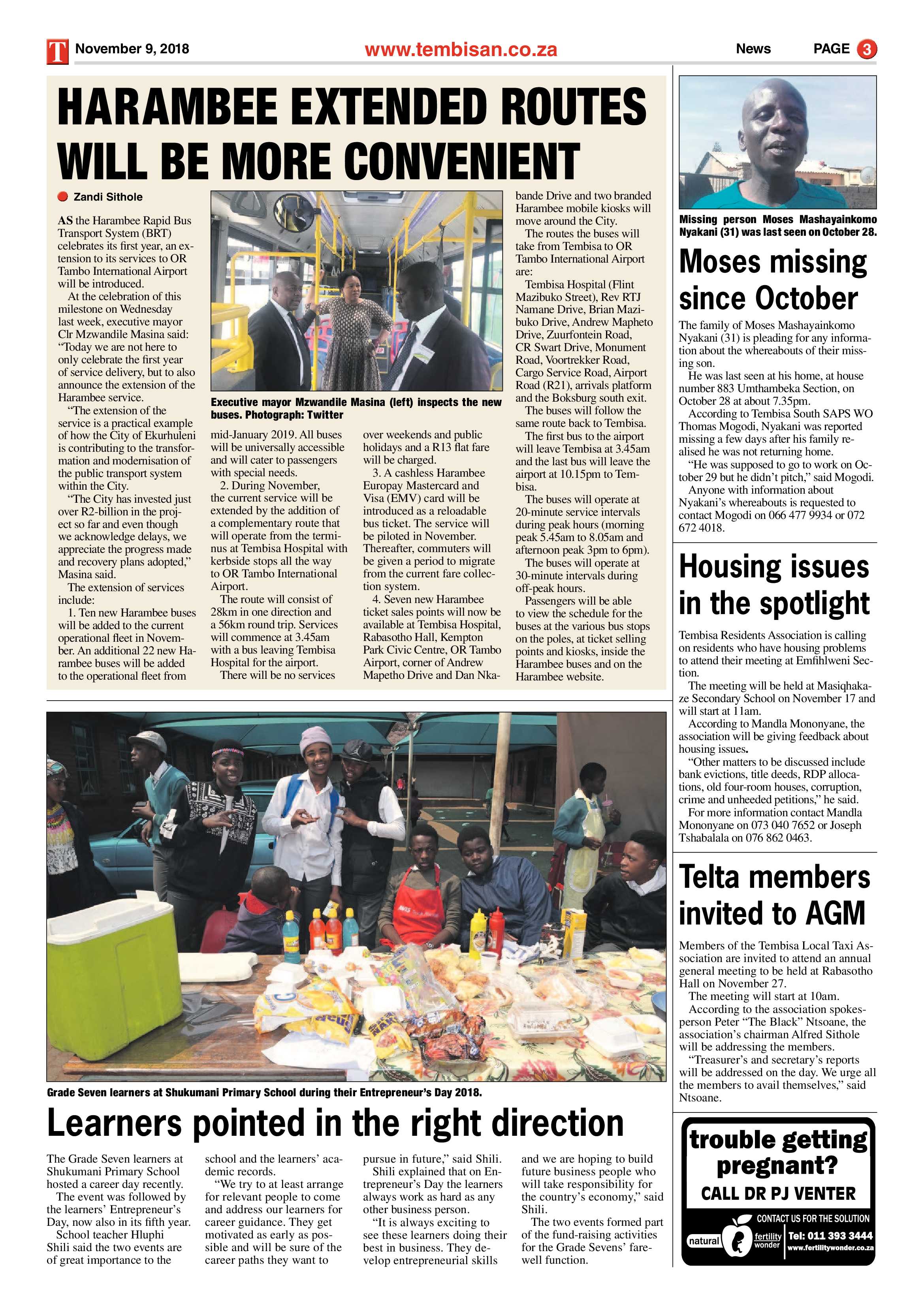 The Tembisan 12 November 2018 page 3