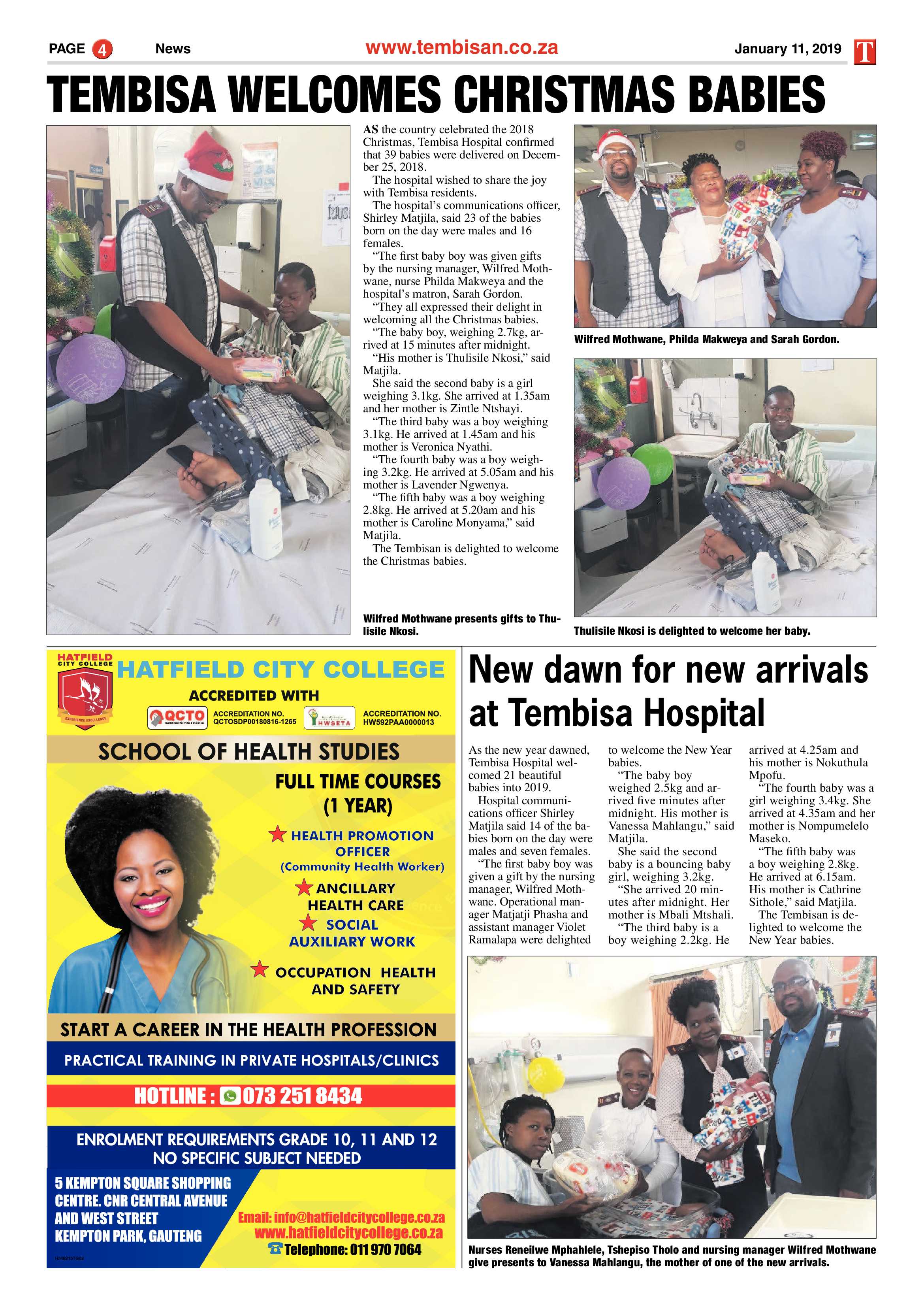 The Tembisan 14 January 2019 page 4