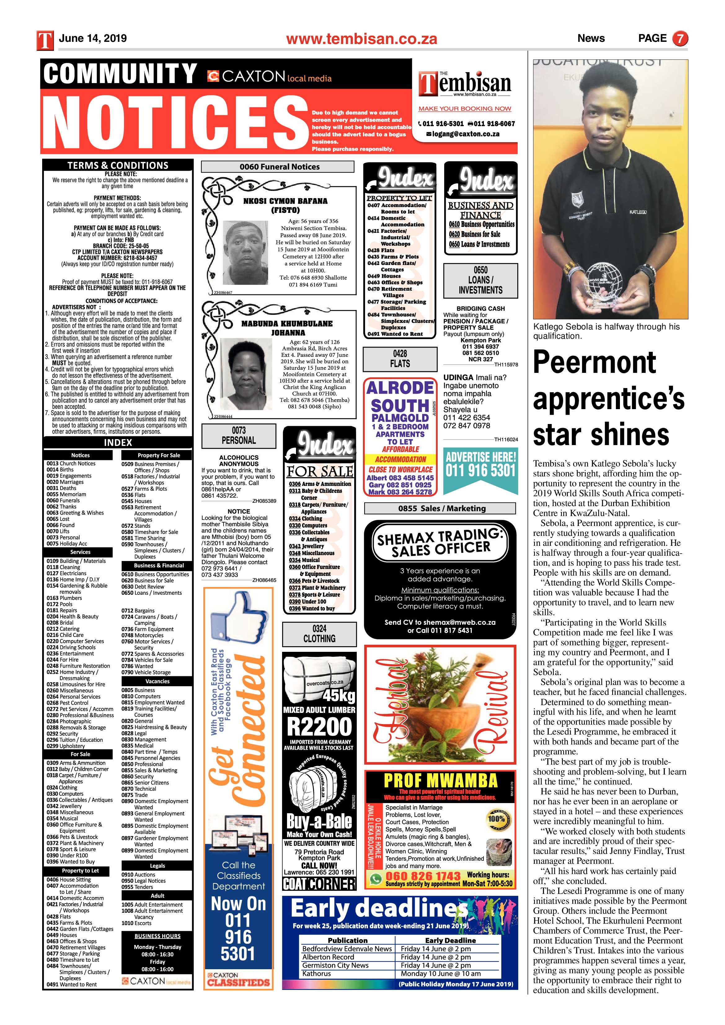 The Tembisan 14 June 2019 page 7