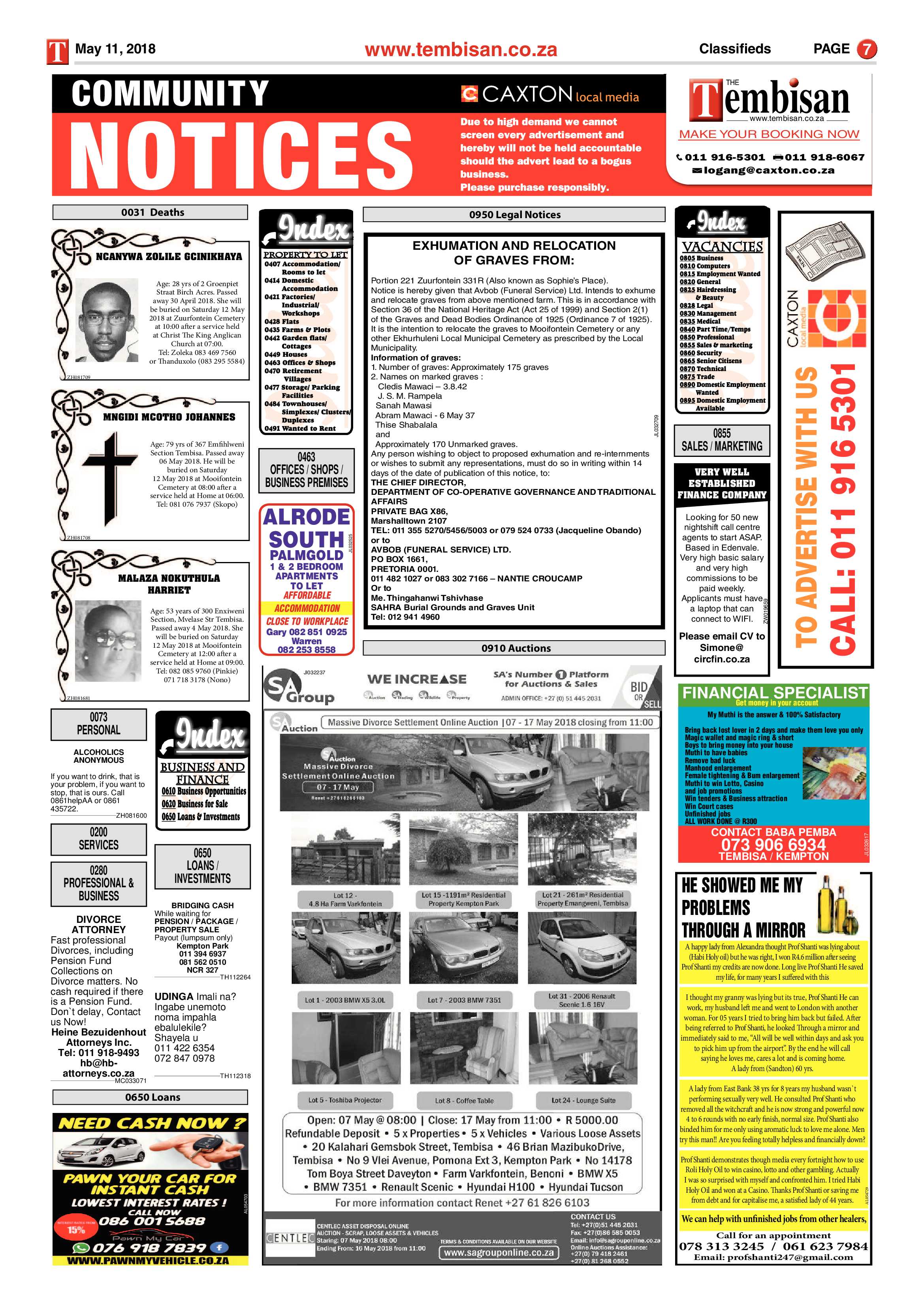 The Tembisan 14 May 2018 page 7