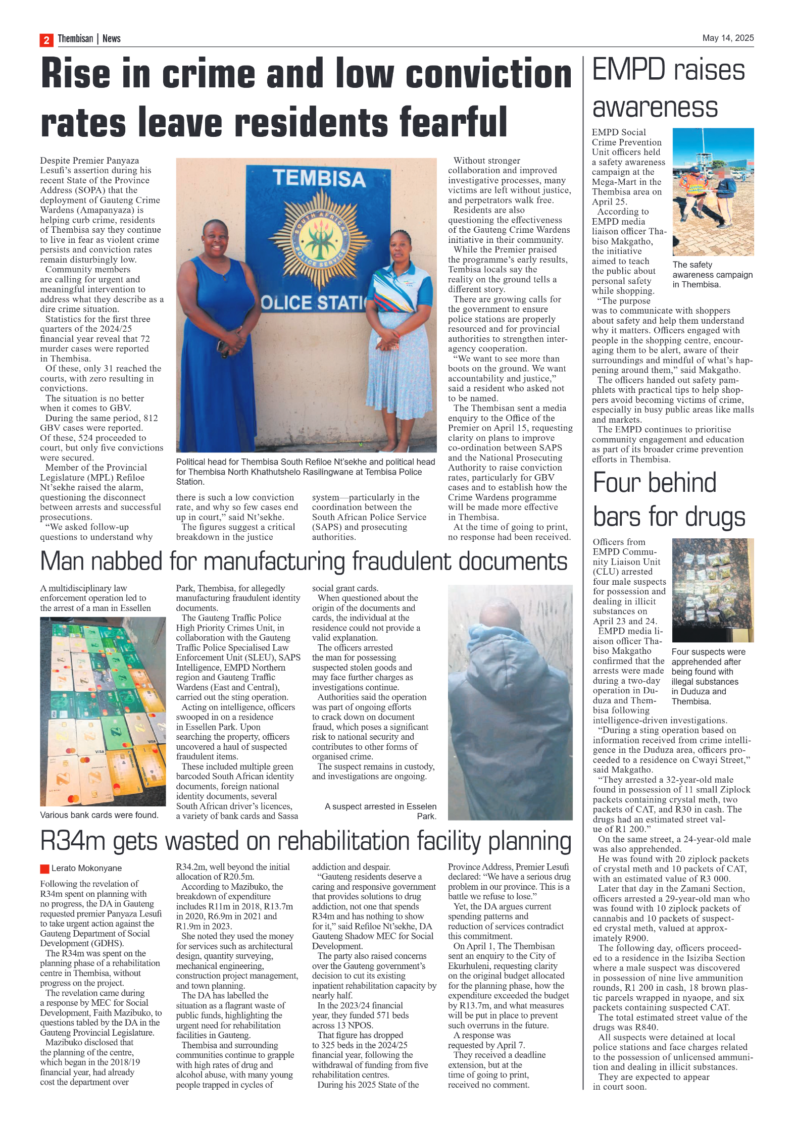 The Tembisan 14 May 2025 page 2