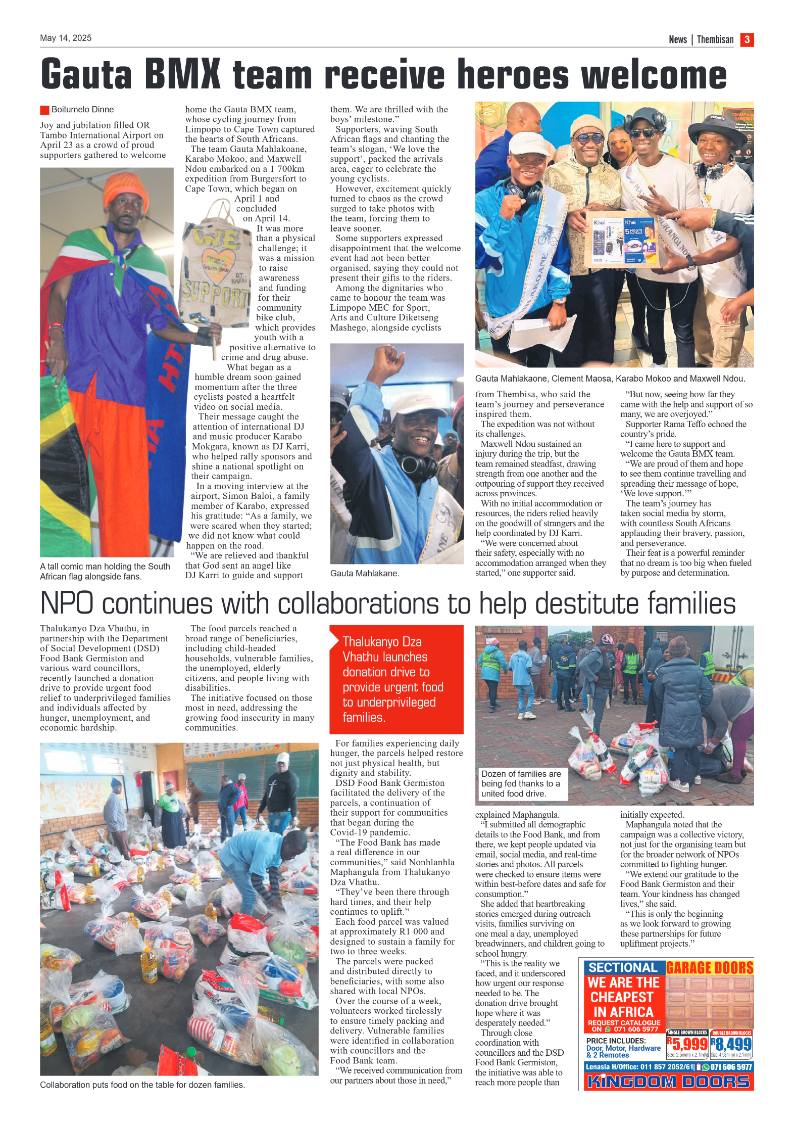 The Tembisan 14 May 2025 page 3