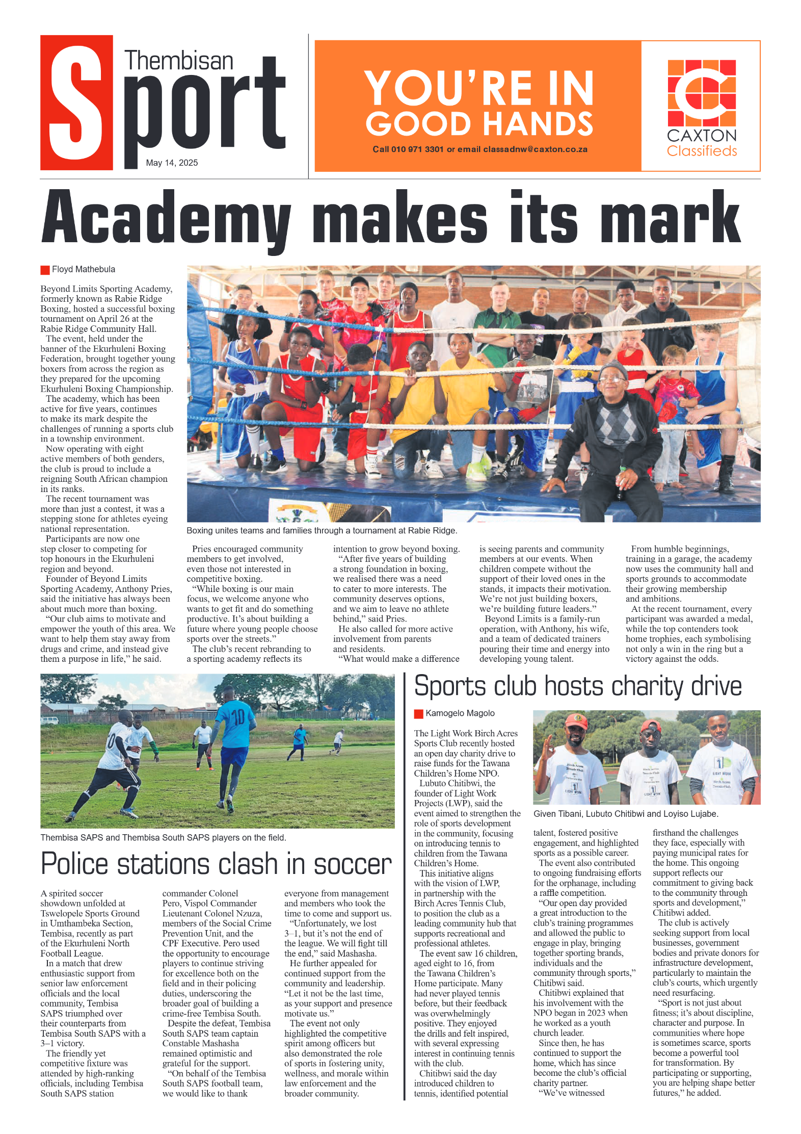 The Tembisan 14 May 2025 page 8