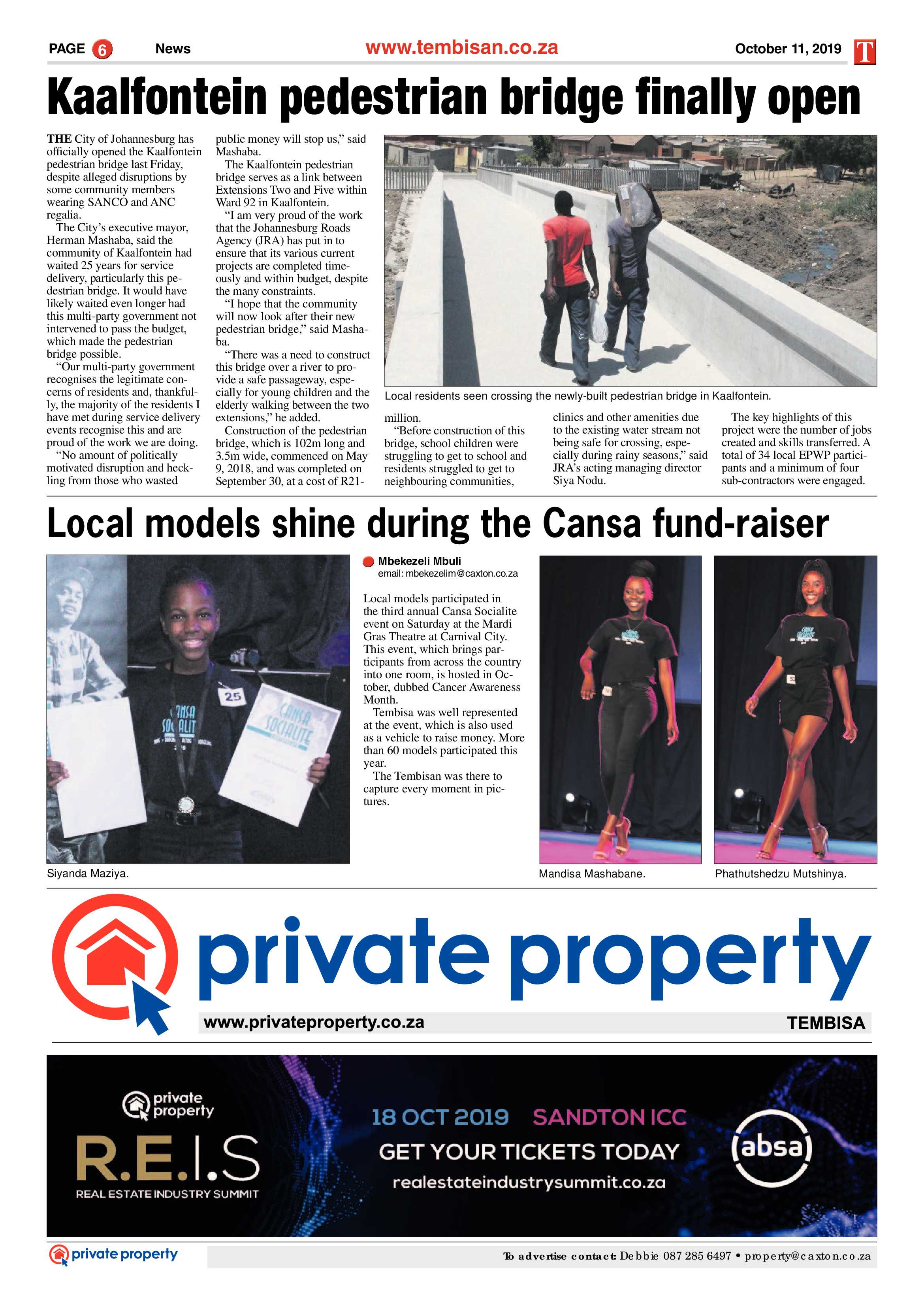 The Tembisan 14 October 2019 page 6