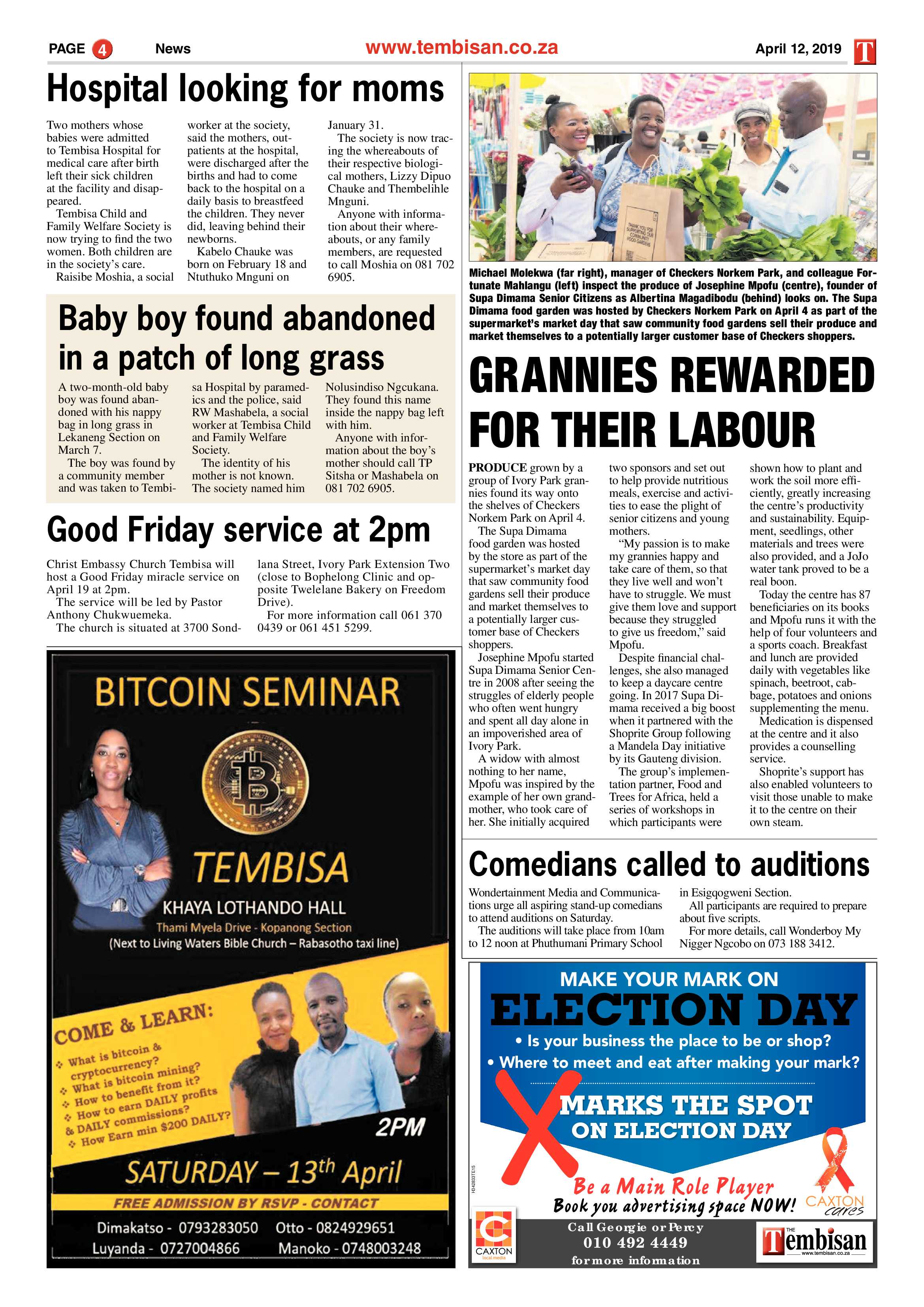 The Tembisan 15 April 2019 page 4