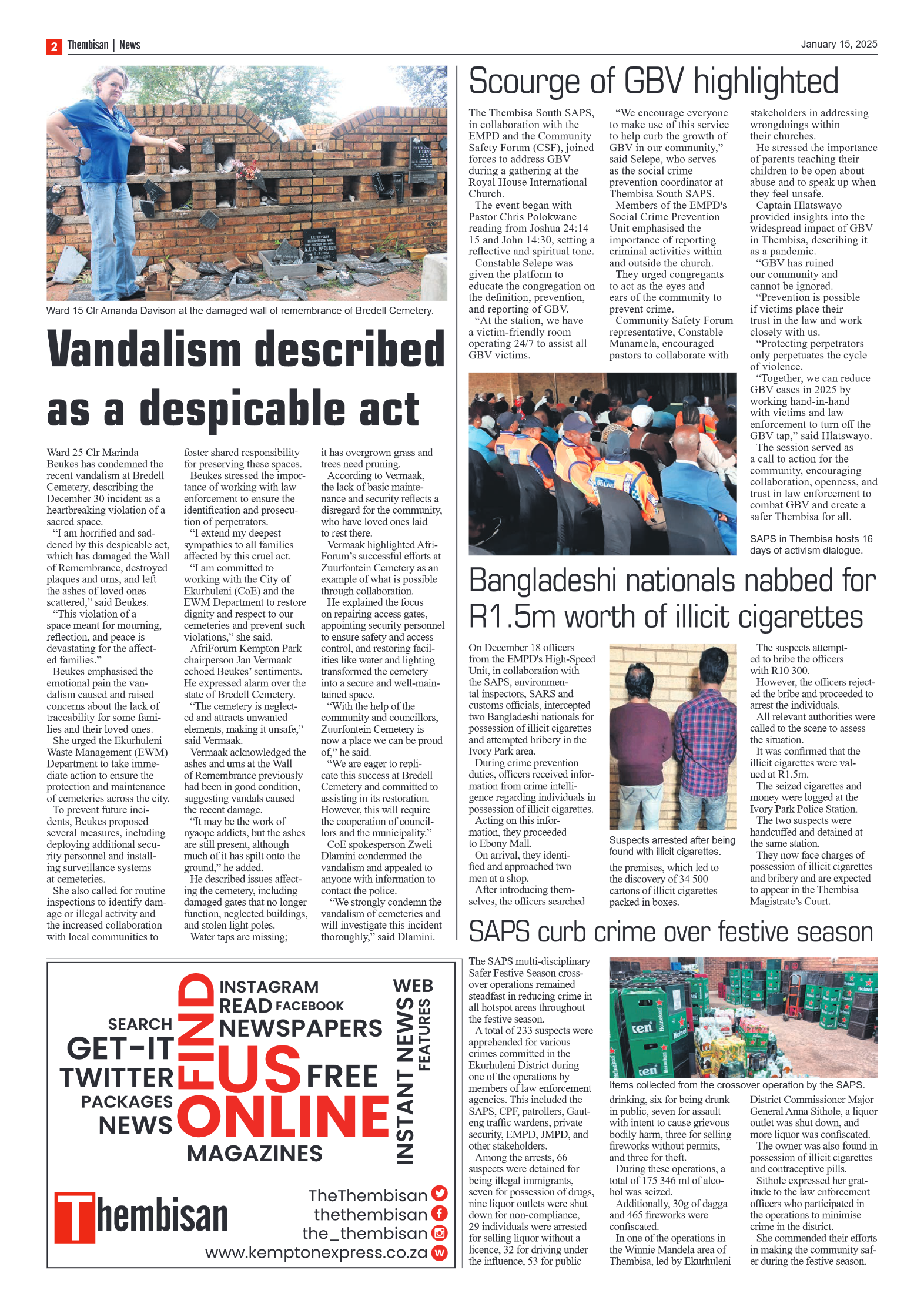The Tembisan 15 January 2025 page 2