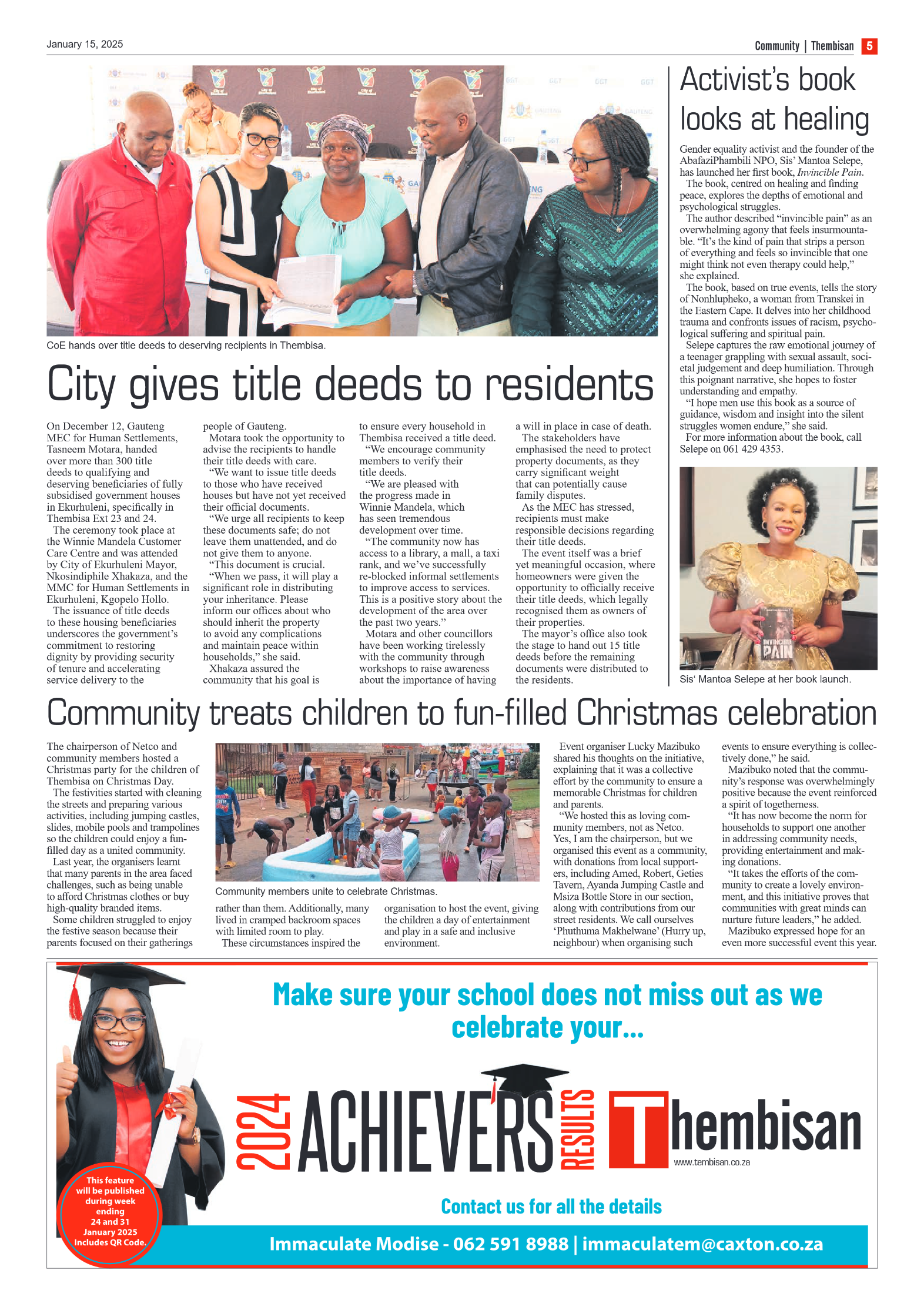 The Tembisan 15 January 2025 page 5