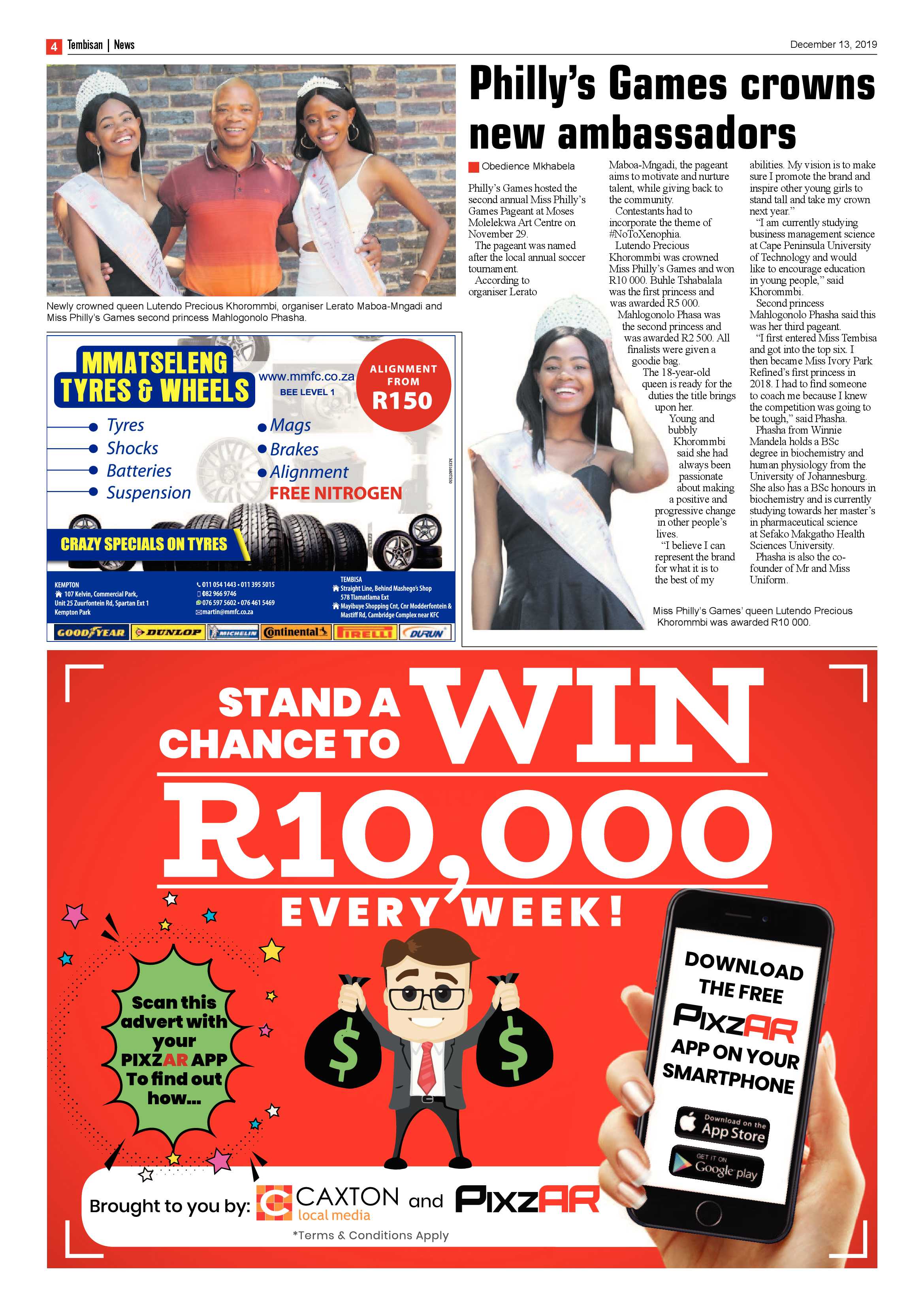 The Tembisan 16 December 2019 page 4