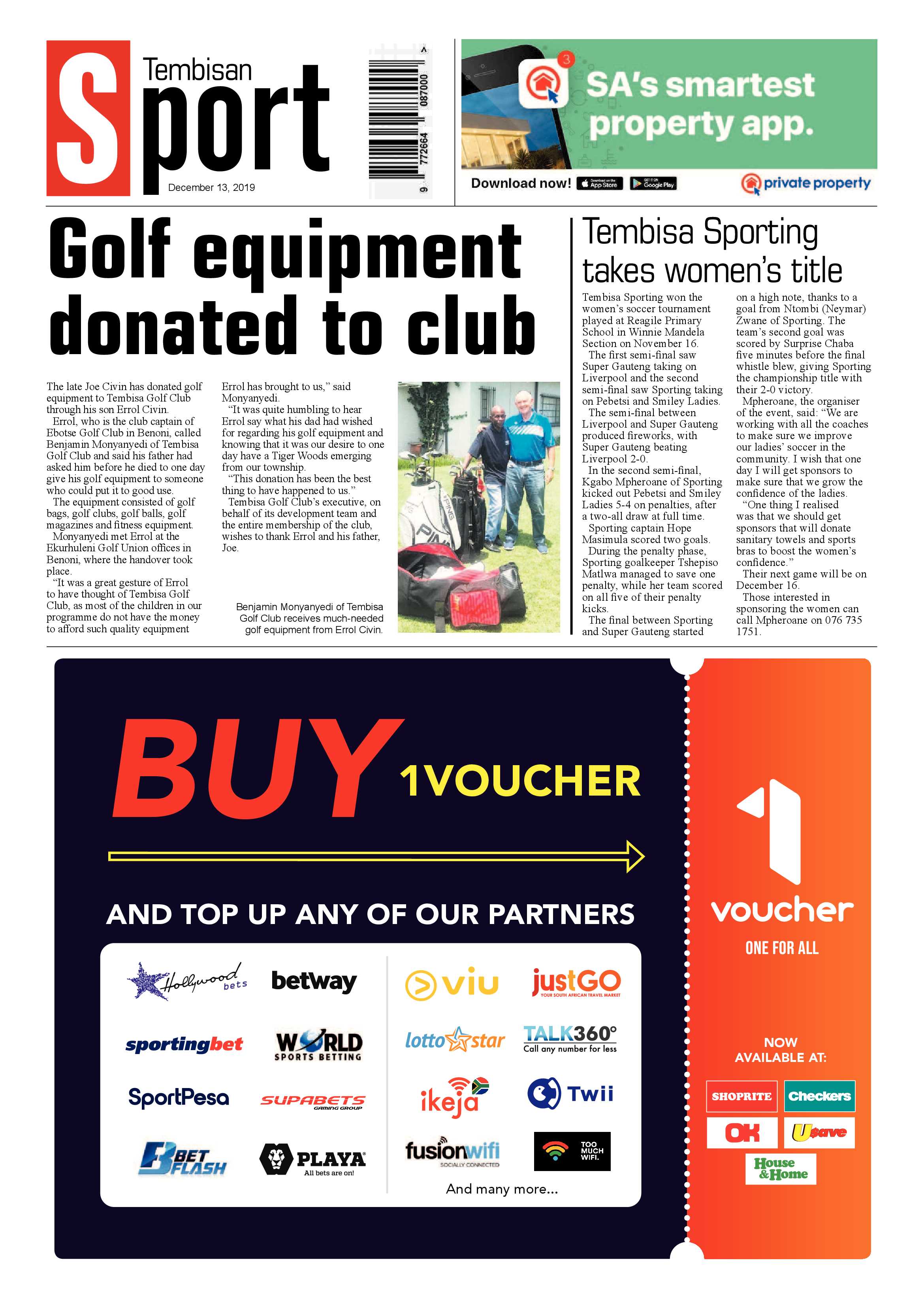 The Tembisan 16 December 2019 page 8