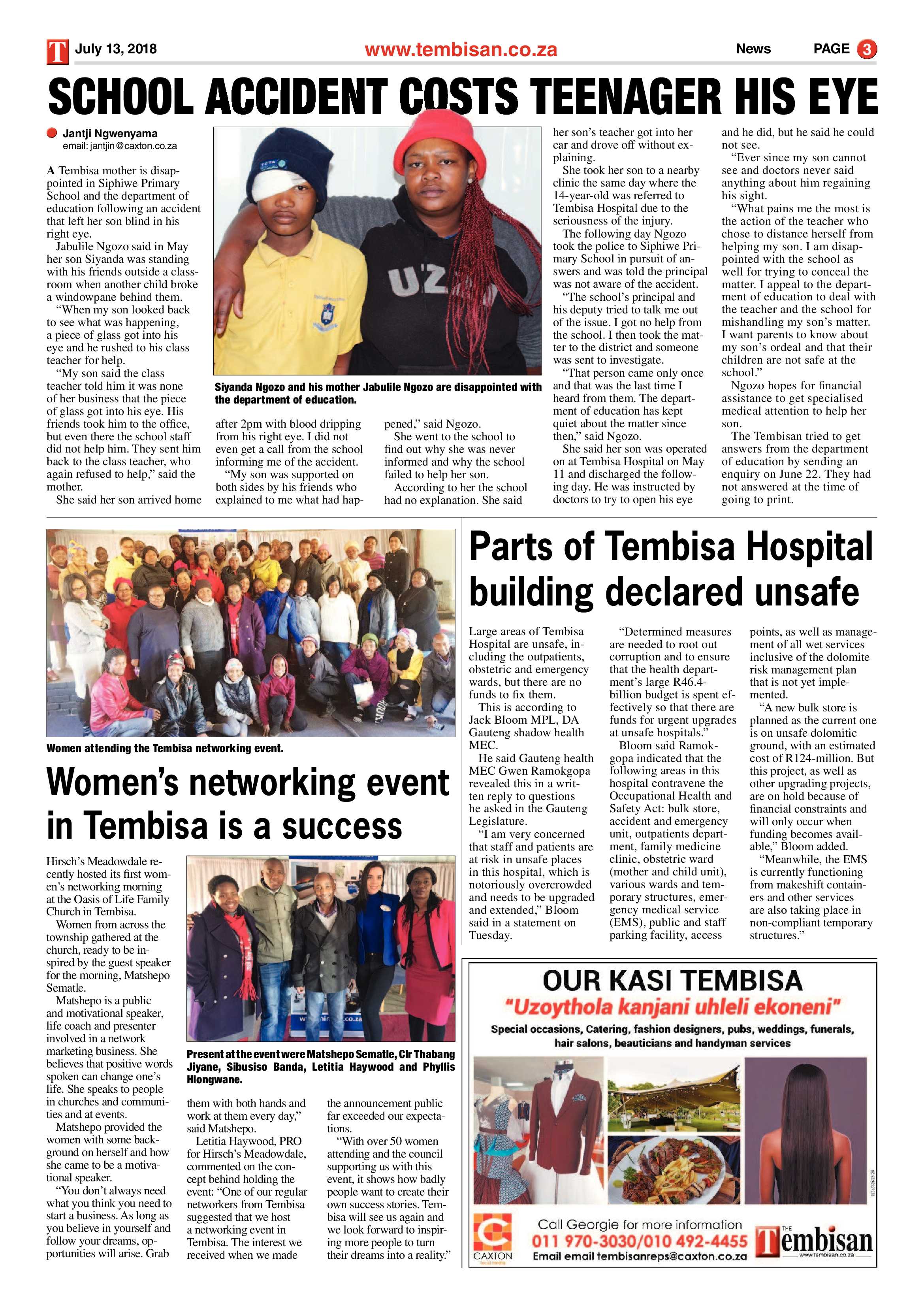The Tembisan 16 July 2018 page 3