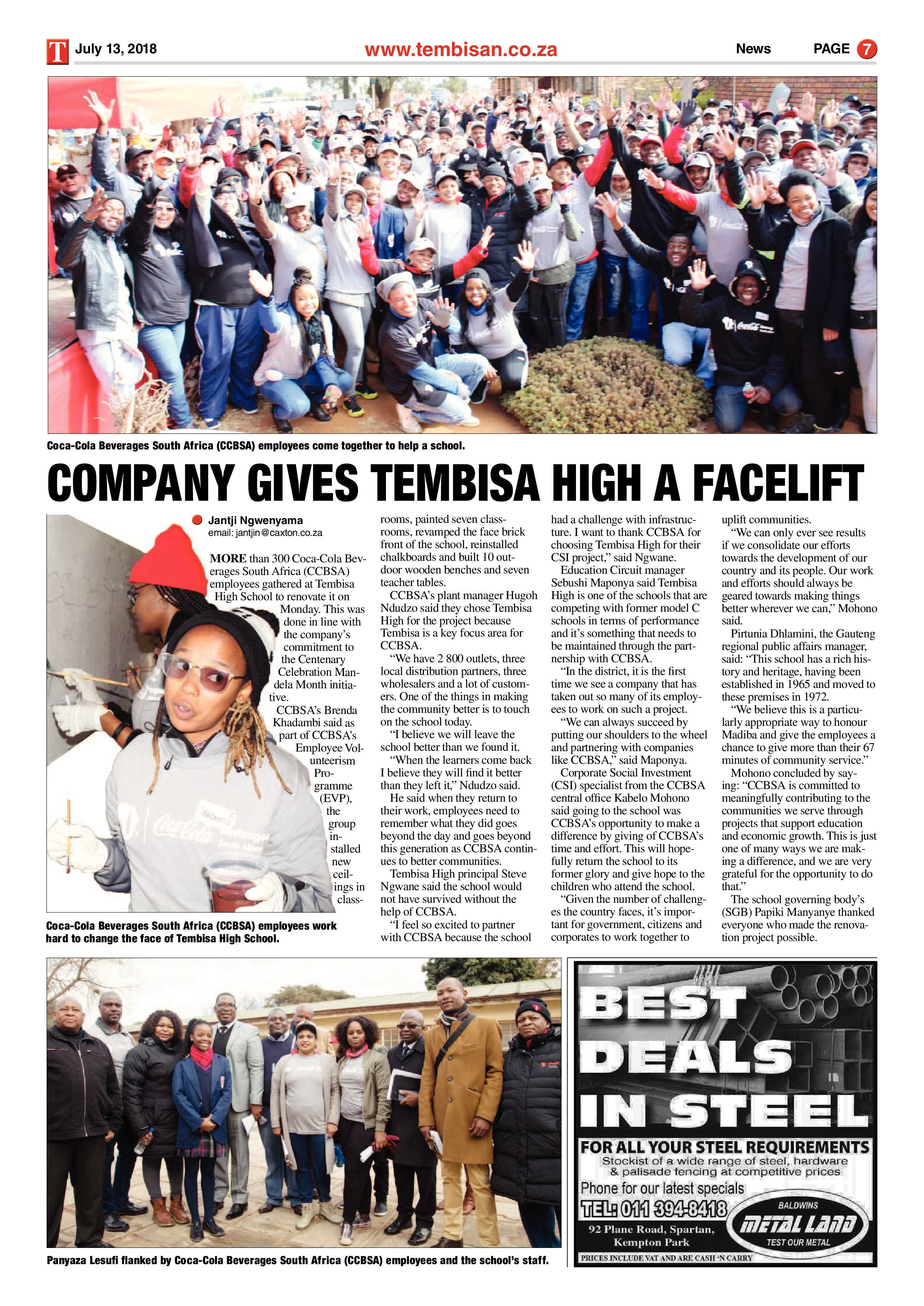 The Tembisan 16 July 2018 page 7