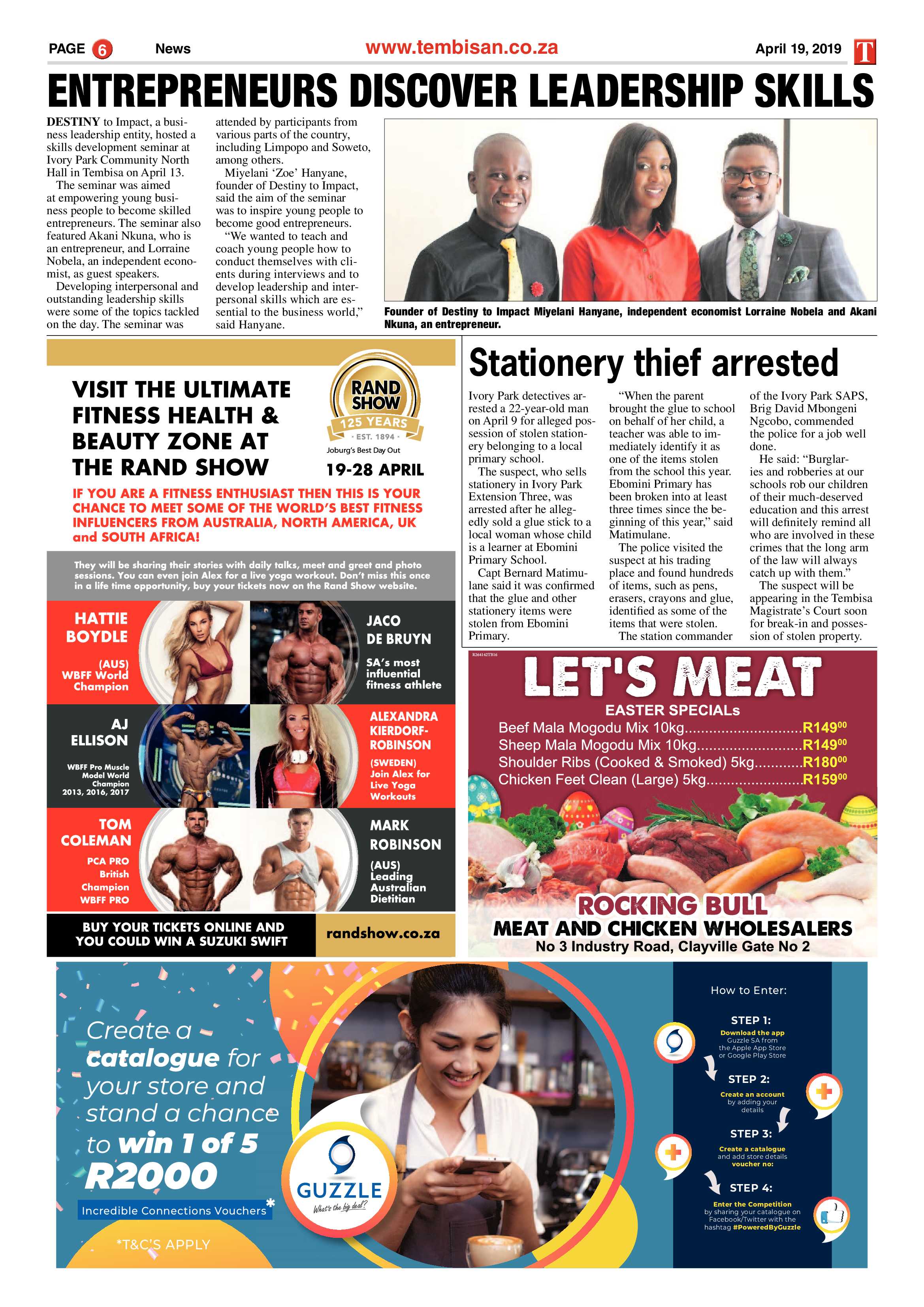 The Tembisan 18 April 2019 page 6