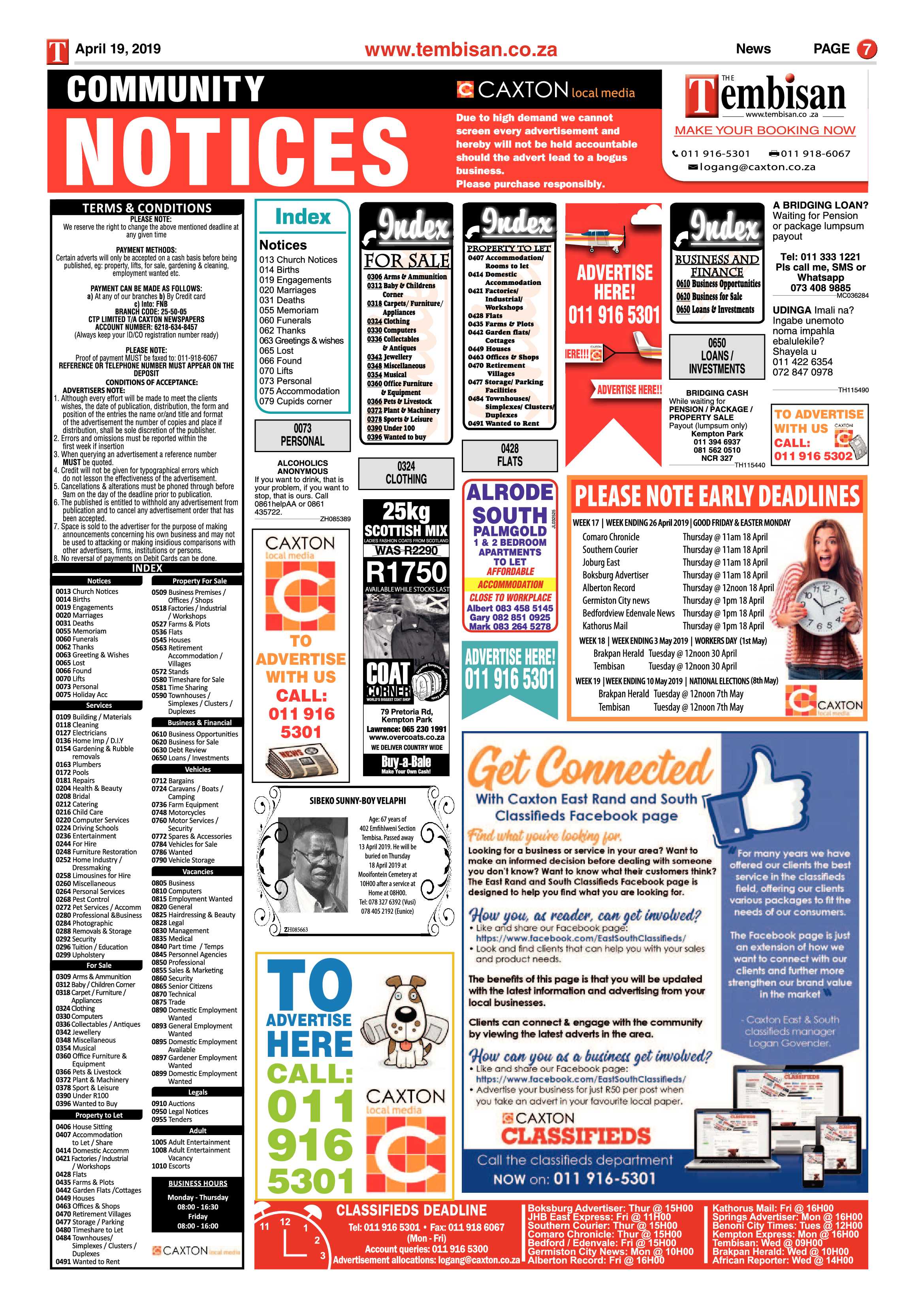 The Tembisan 18 April 2019 page 7