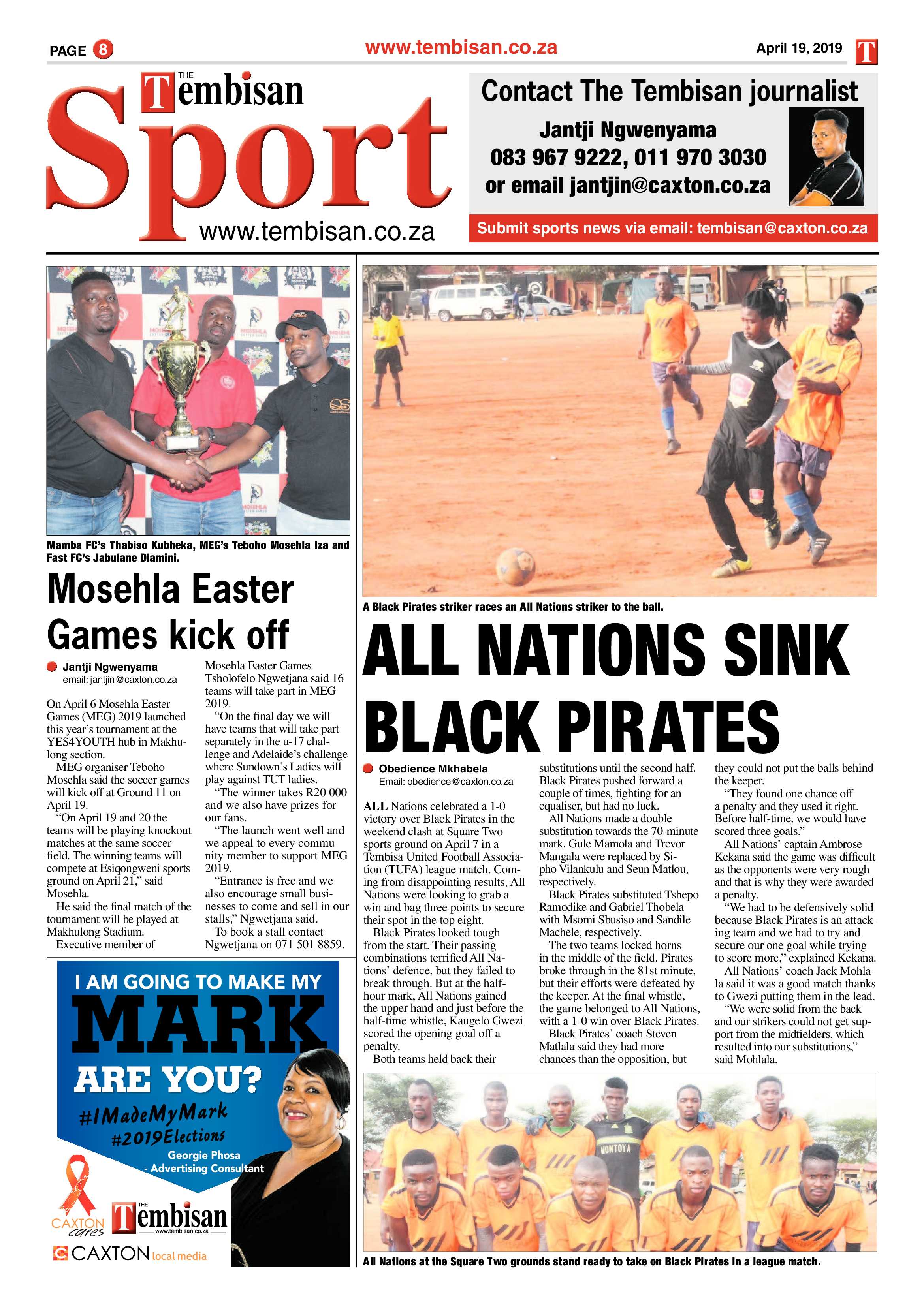 The Tembisan 18 April 2019 page 8