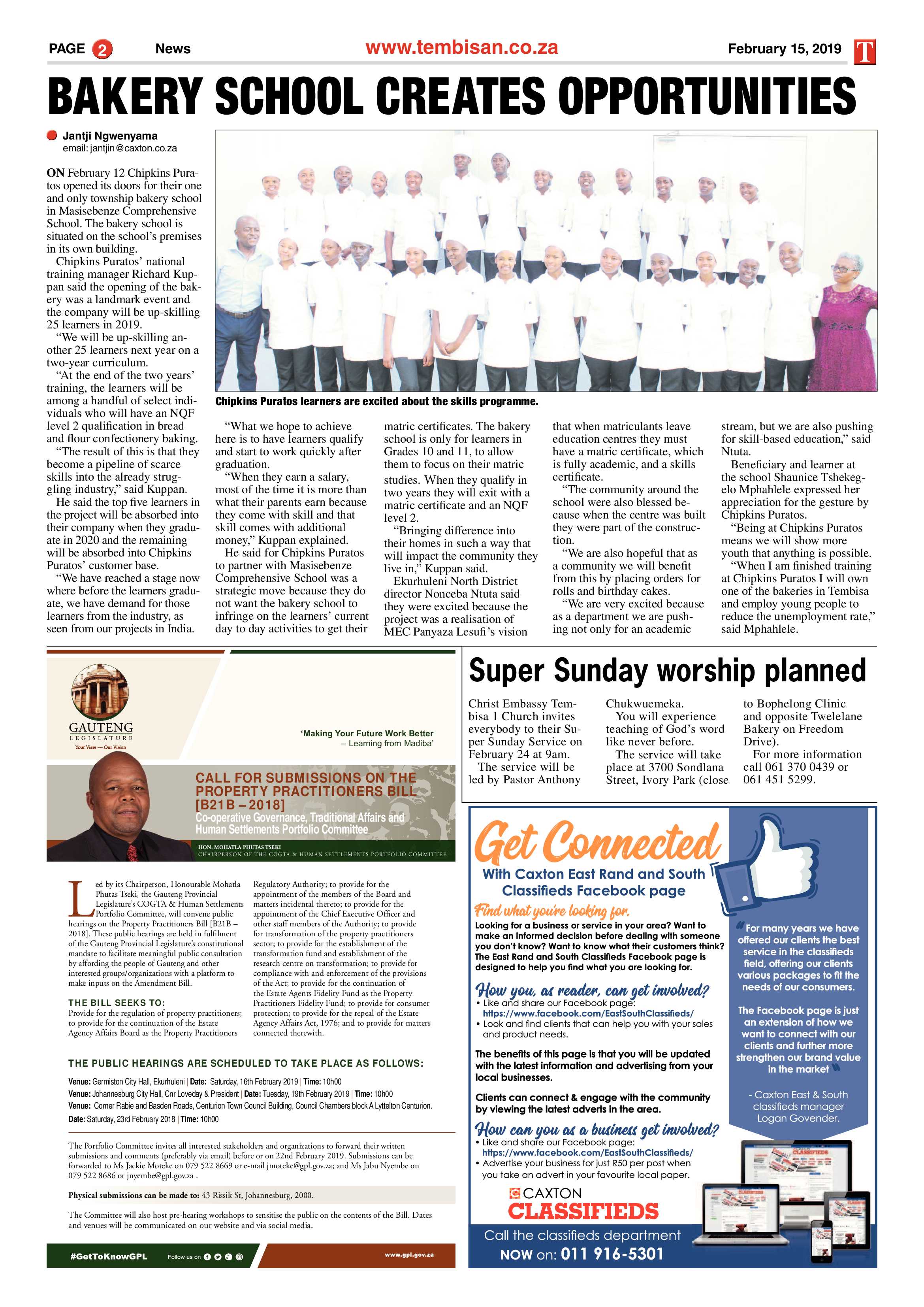 The Tembisan 18 February 2019 page 2