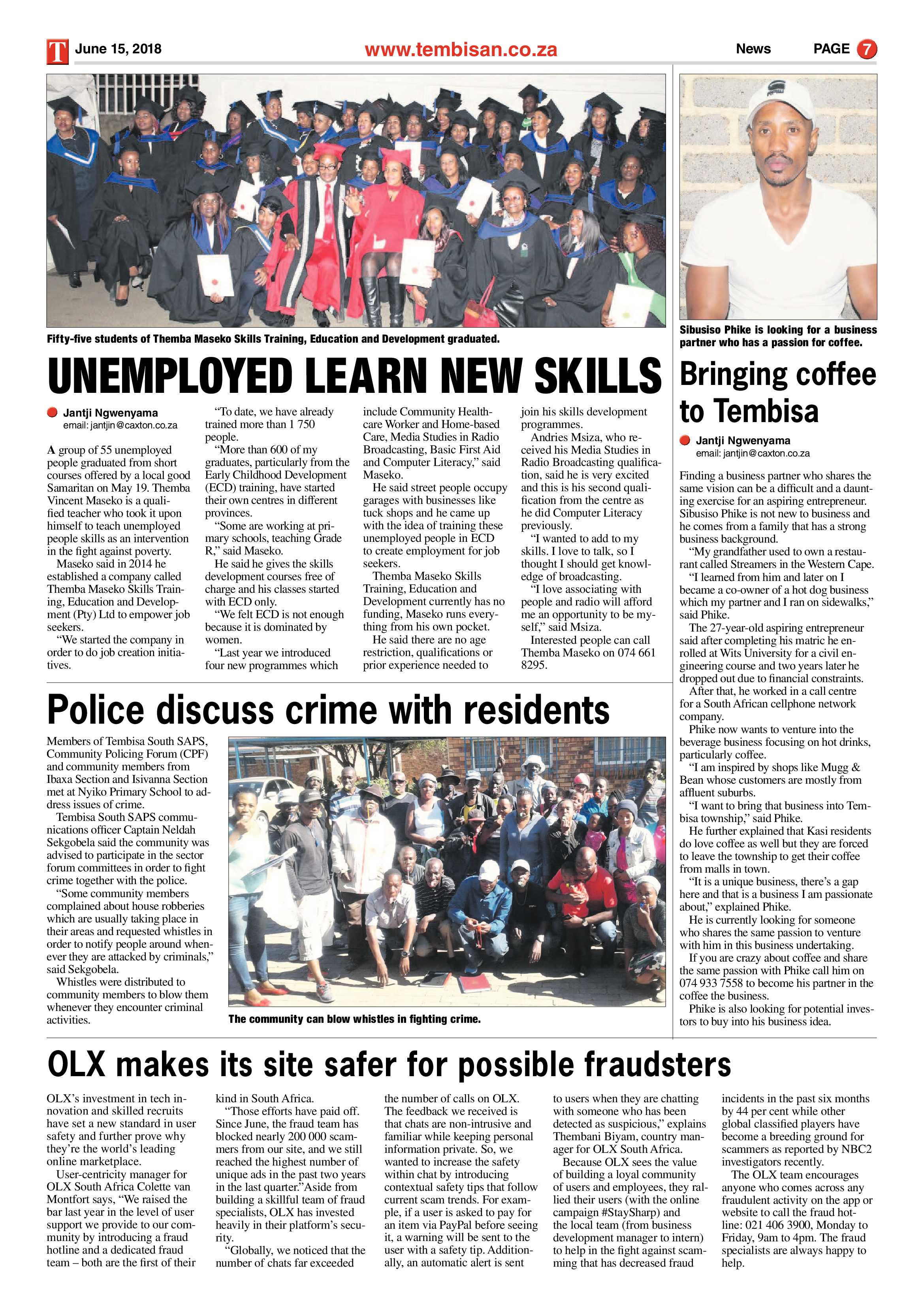 The Tembisan 18 June 2018 page 7