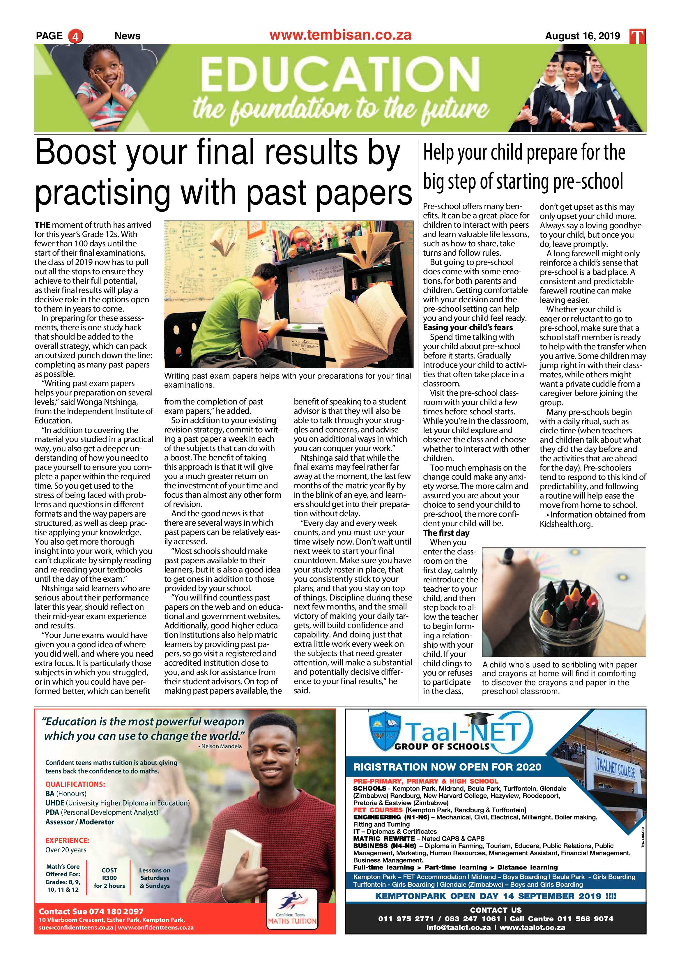 The Tembisan 19 August 2019 page 4