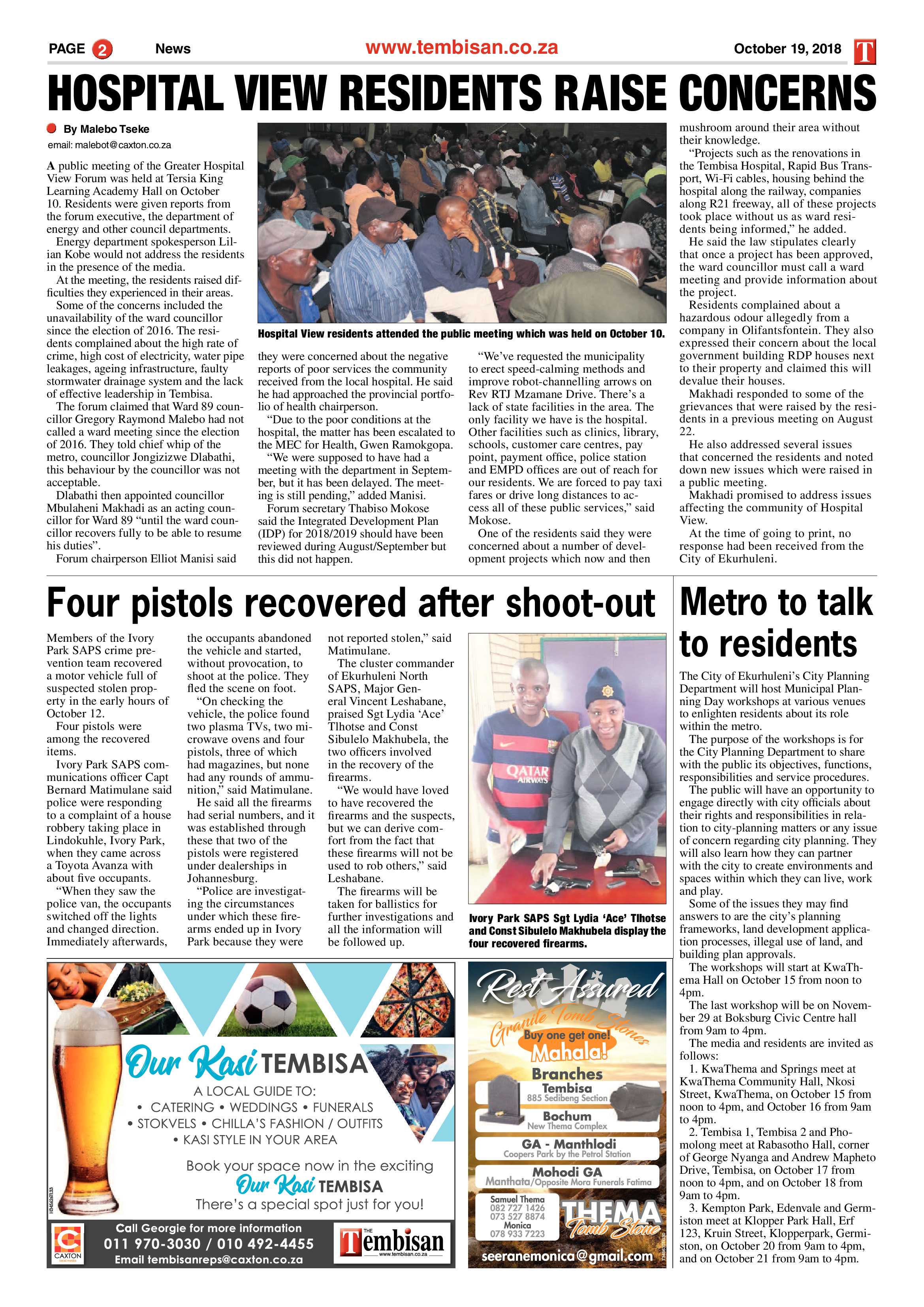 The Tembisan 19 October 2018 page 2