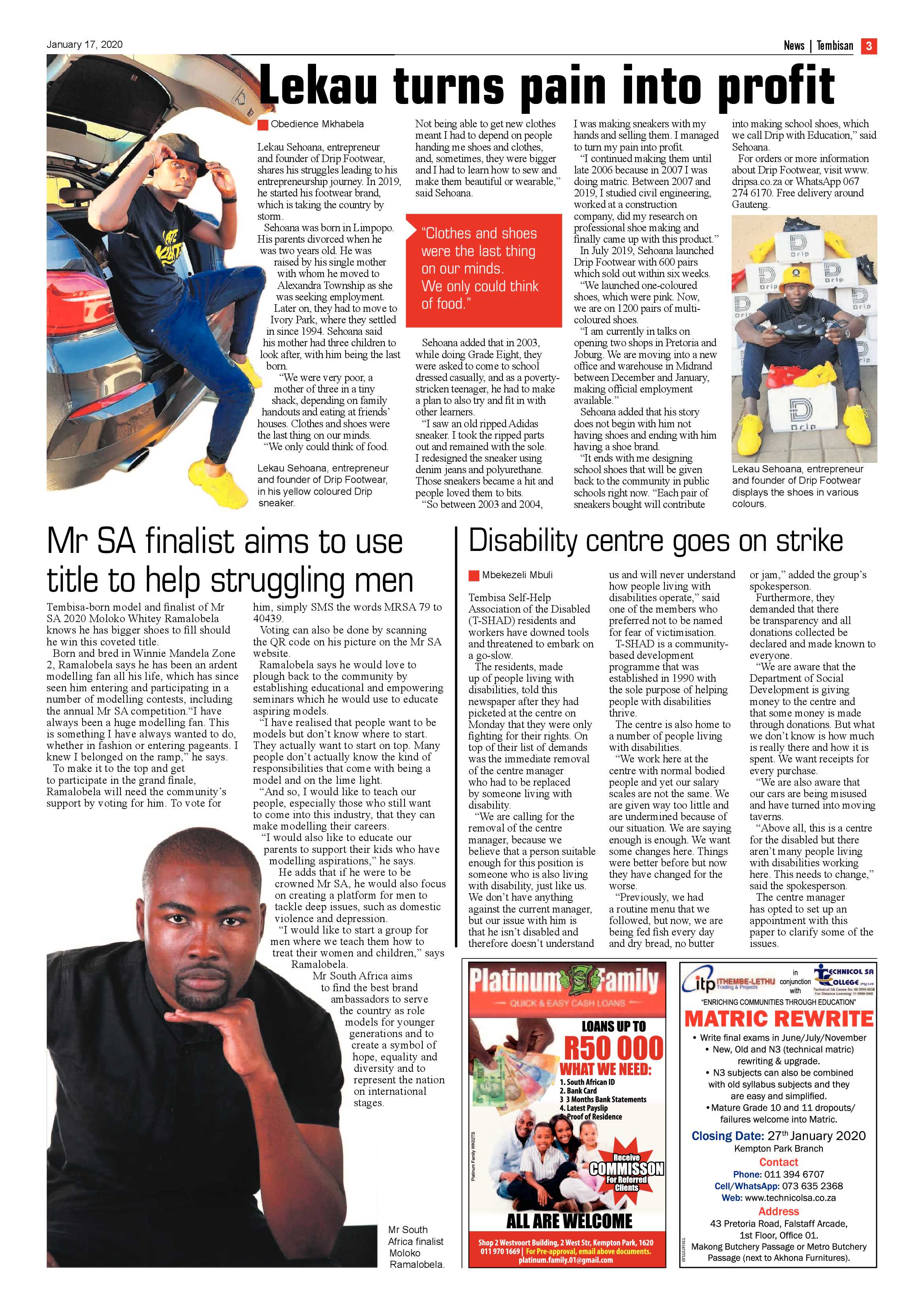 The Tembisan 20 January 2020 page 3