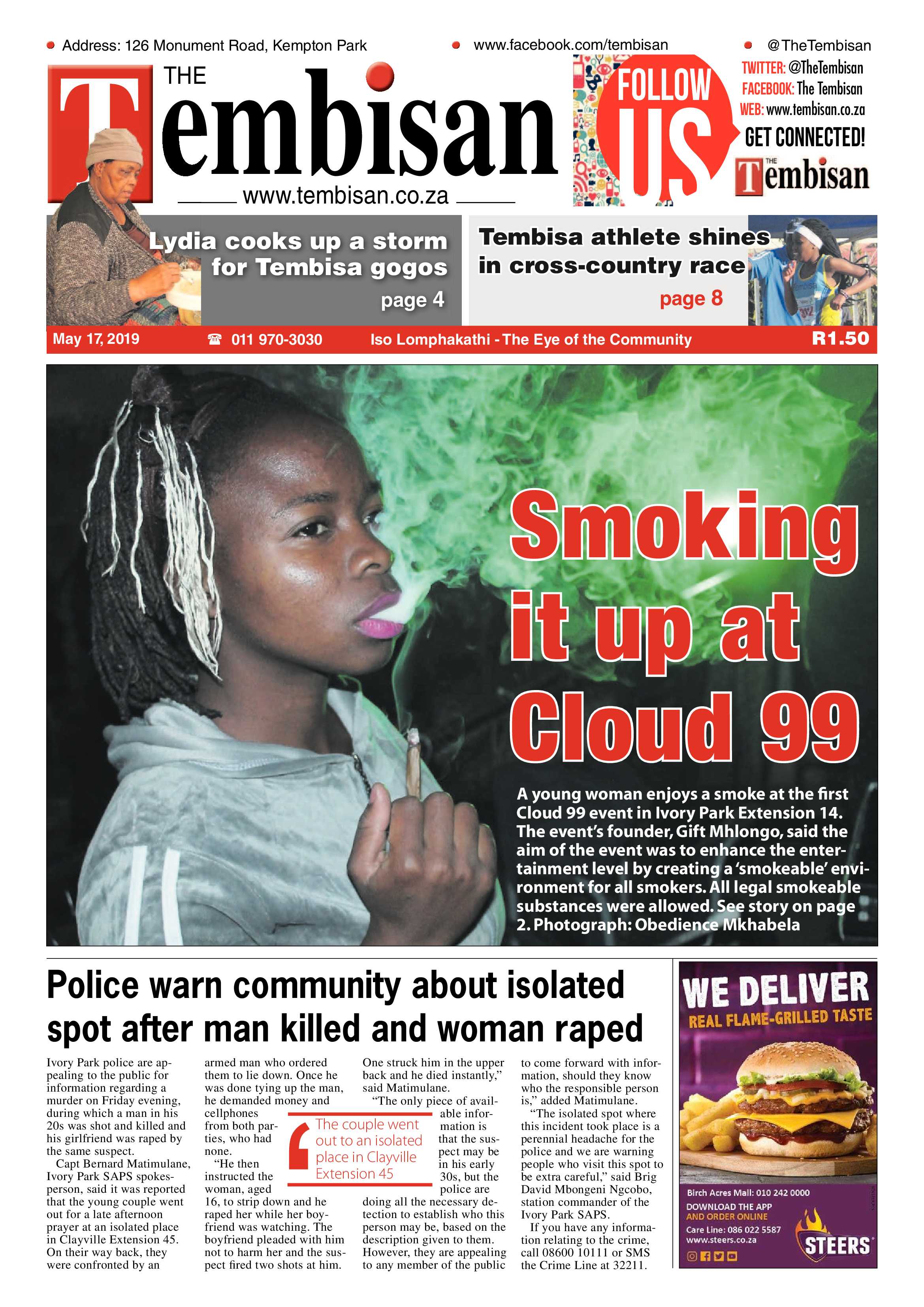 The Tembisan 20 May 2019 page 1