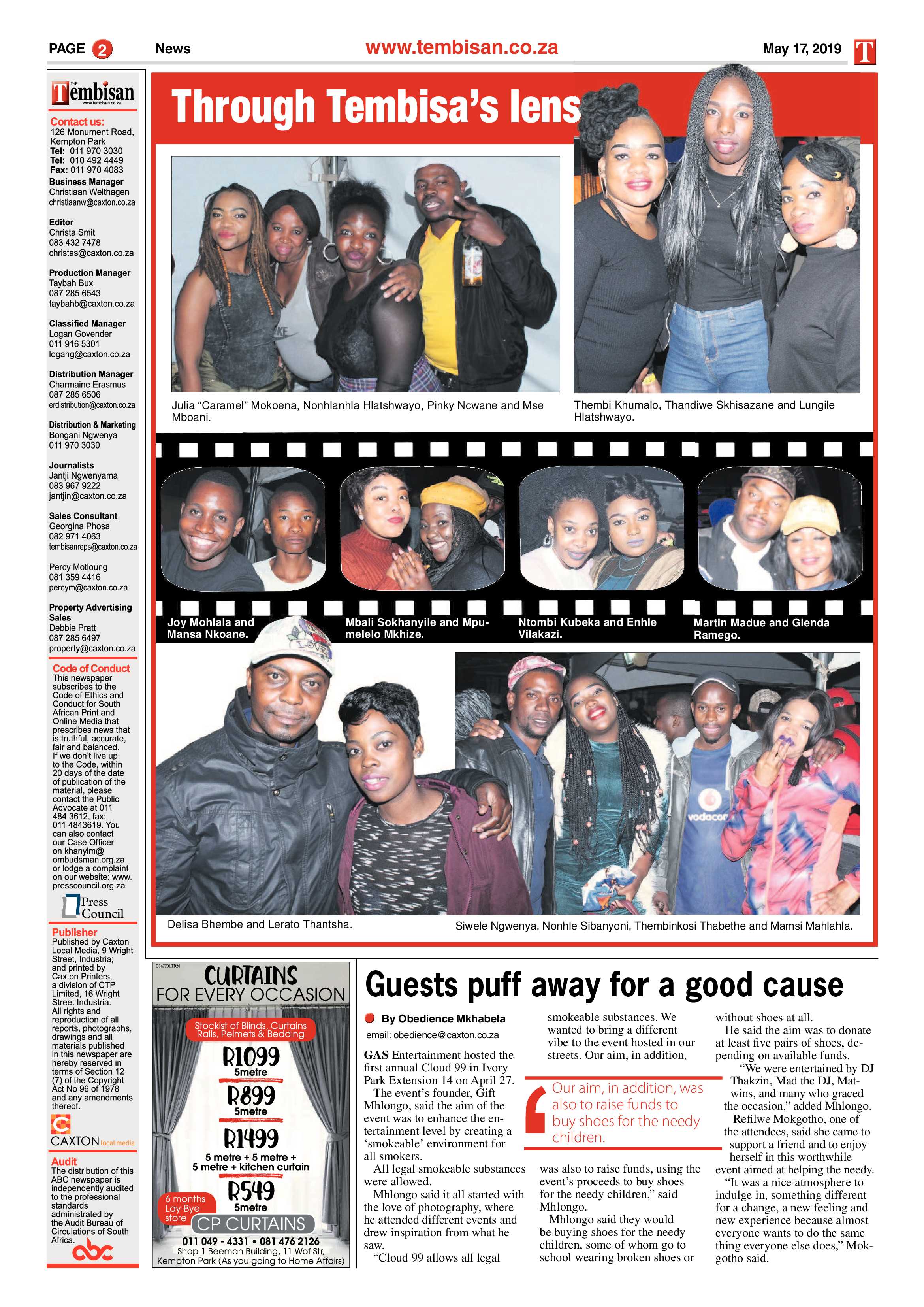 The Tembisan 20 May 2019 page 2